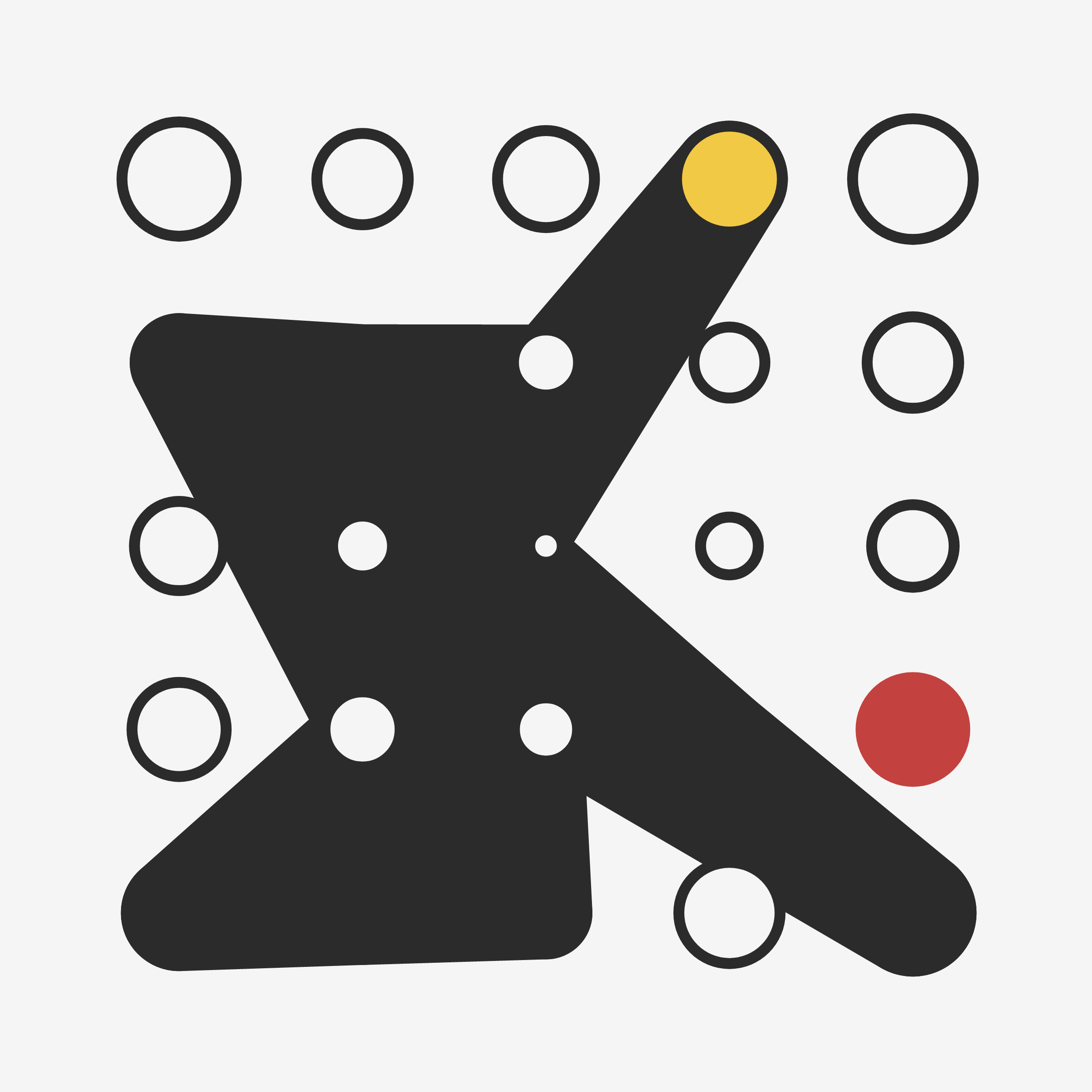 Art Blocks - Art Blocks v2 - Ringers #856 - NFT # 13000856