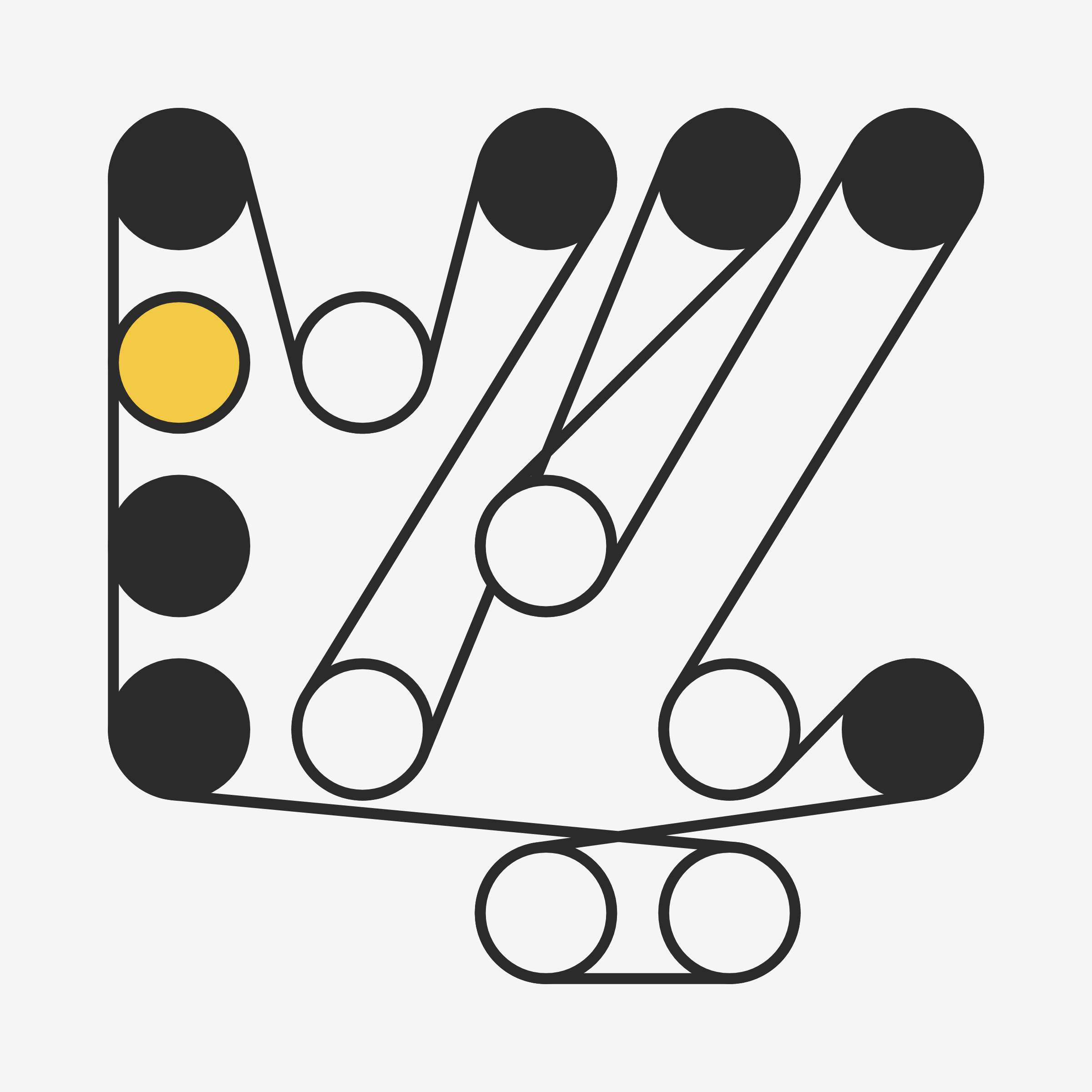 Art Blocks - Art Blocks v2 - Ringers #860 - NFT # 13000860