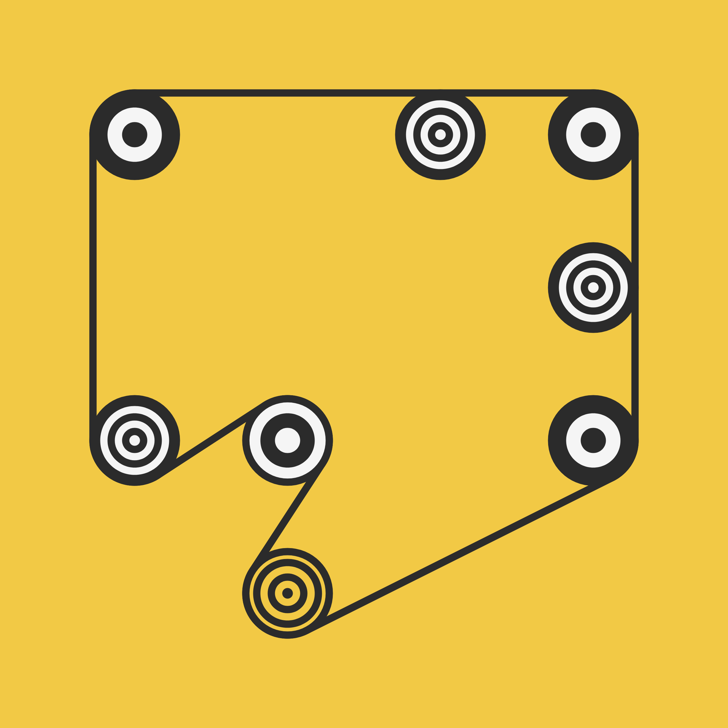 Art Blocks - Art Blocks v2 - Ringers #866 - NFT # 13000866