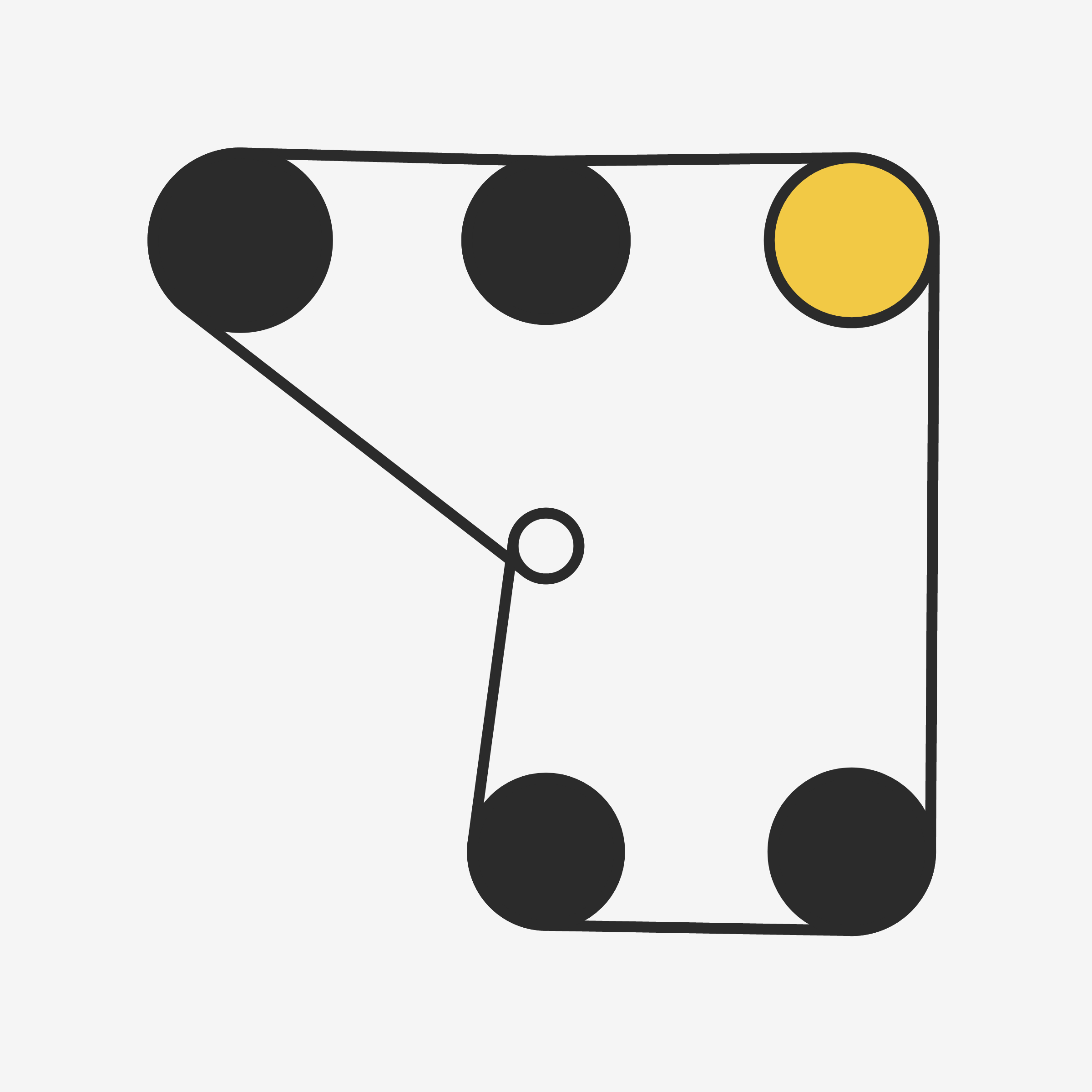 Art Blocks - Art Blocks v2 - Ringers #880 - NFT # 13000880