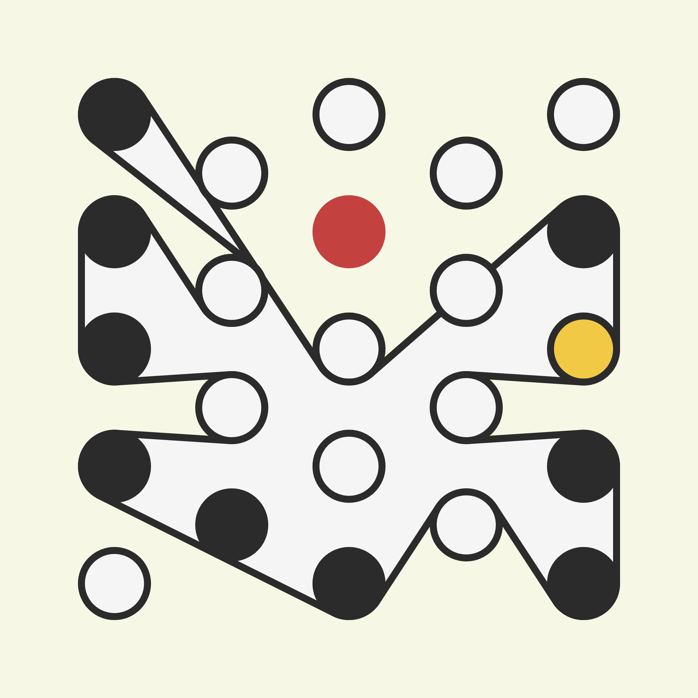 Art Blocks - Art Blocks v2 - Ringers #882 - NFT # 13000882