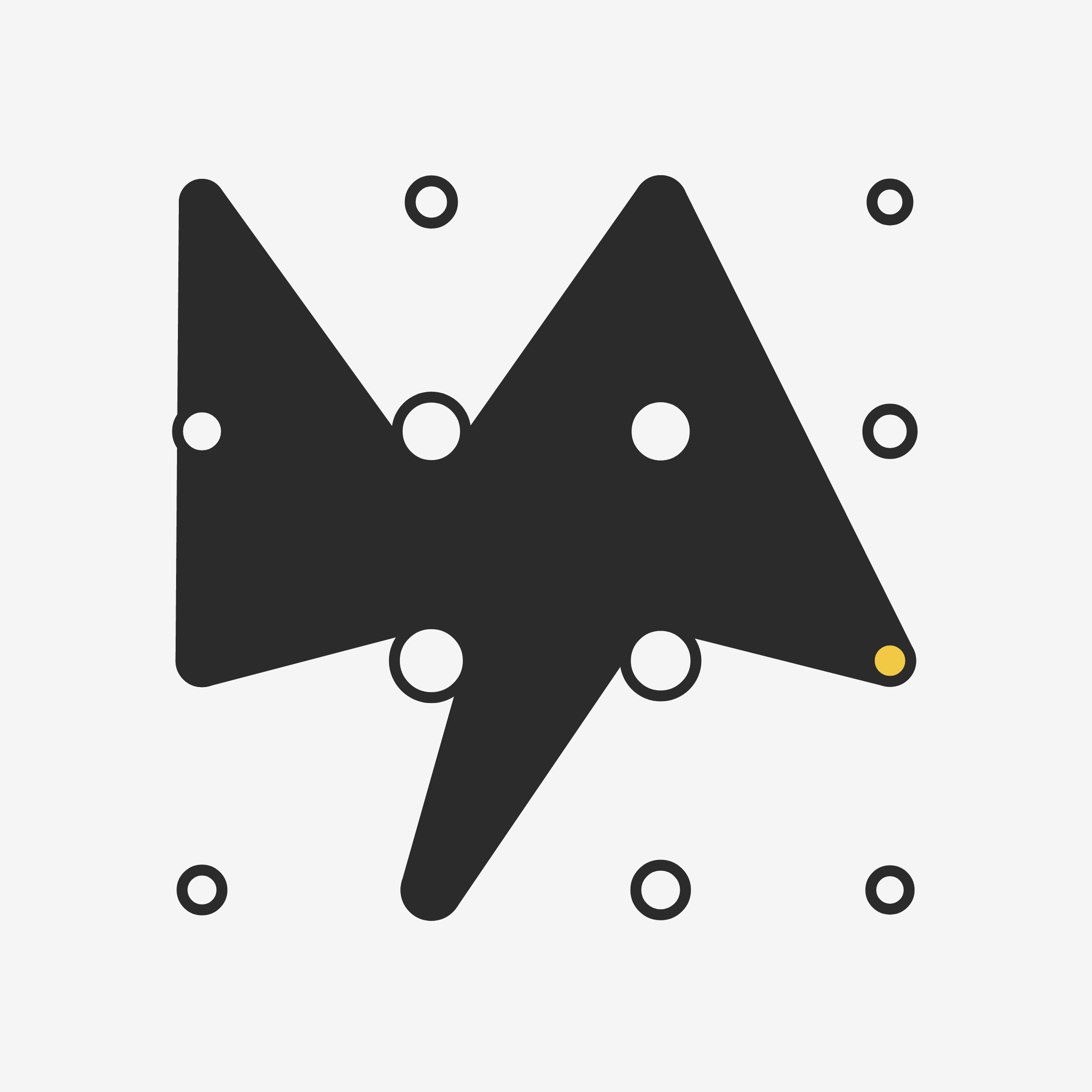 Art Blocks - Art Blocks v2 - Ringers #887 - NFT # 13000887