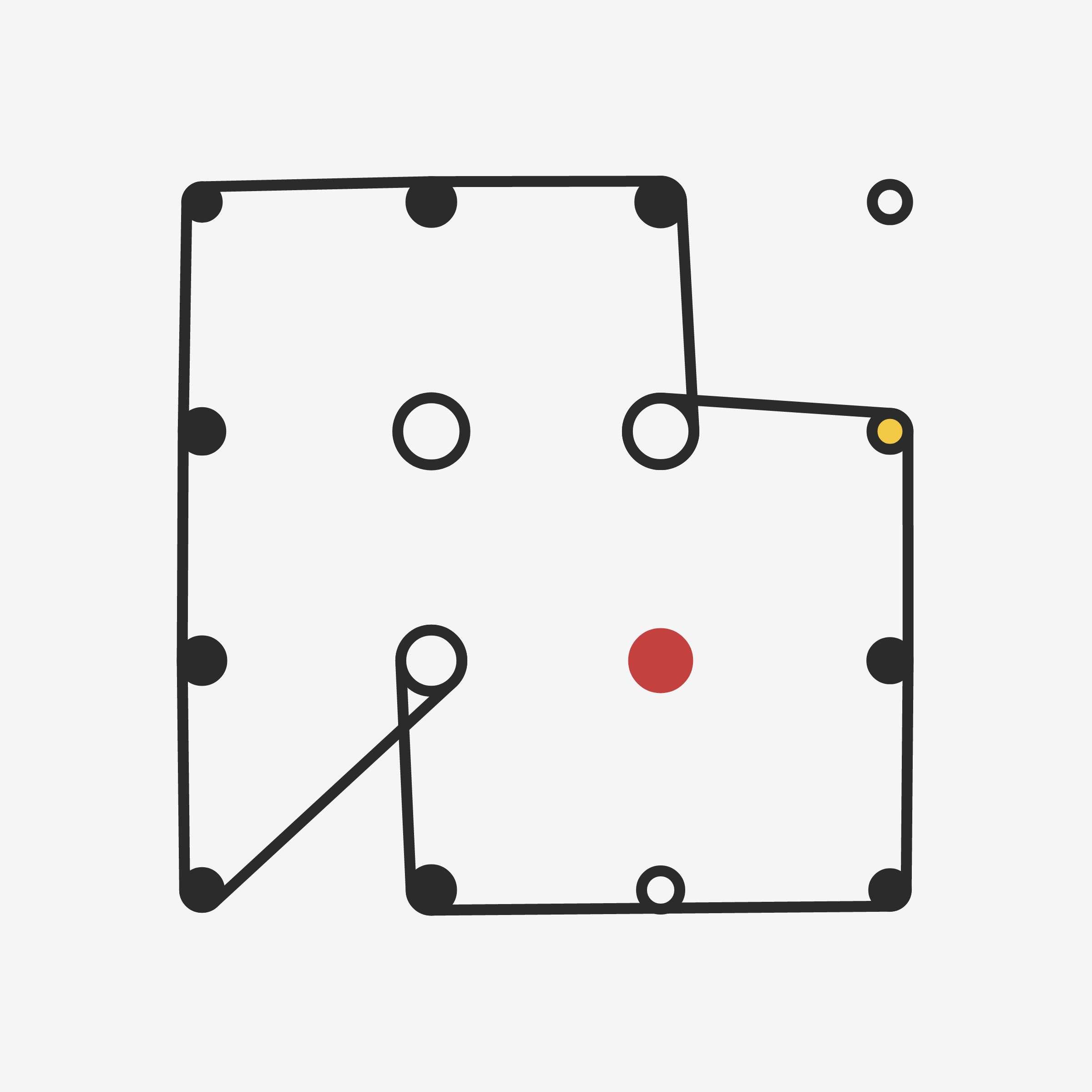 Art Blocks - Art Blocks v2 - Ringers #897 - NFT # 13000897