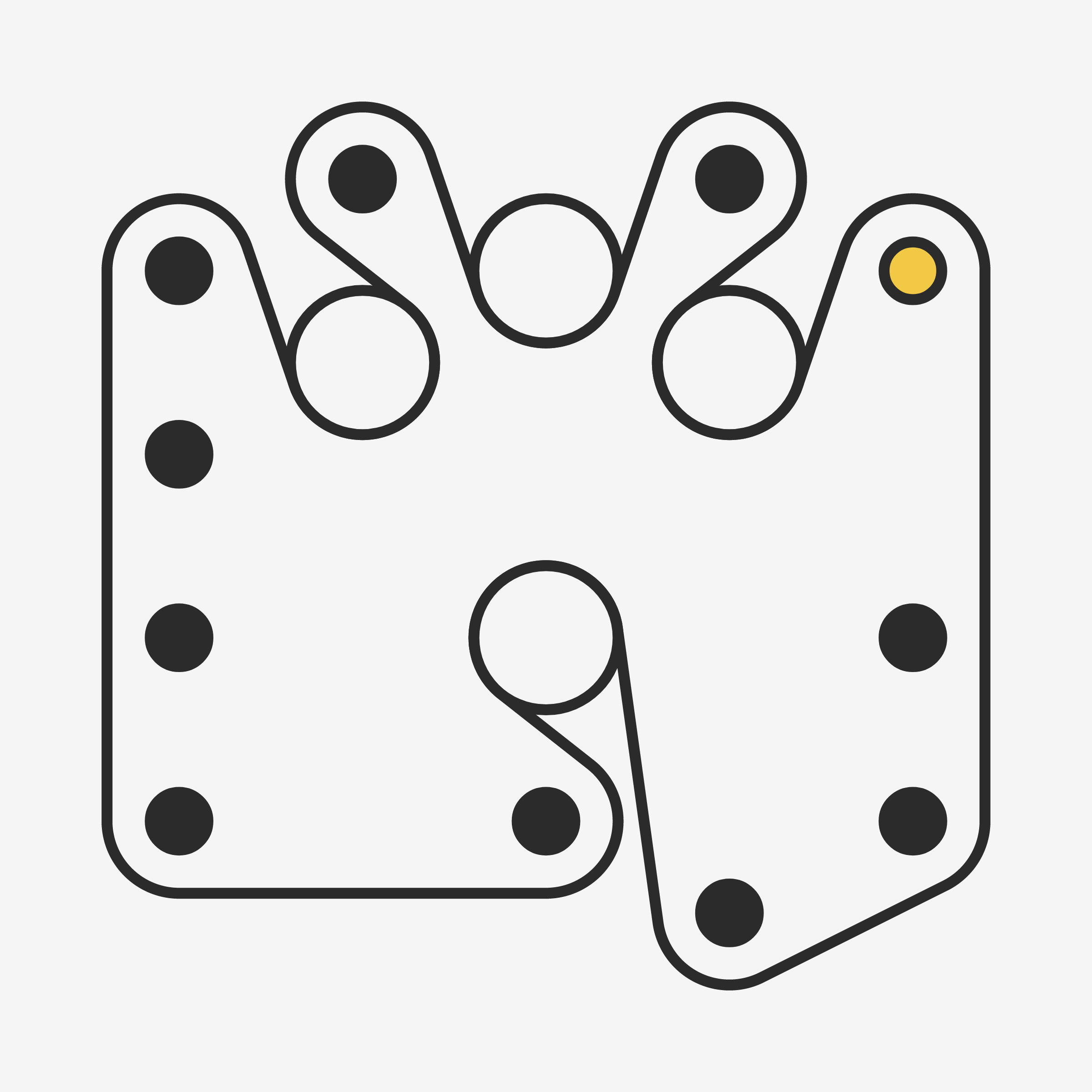 Art Blocks - Art Blocks v2 - Ringers #904 - NFT # 13000904