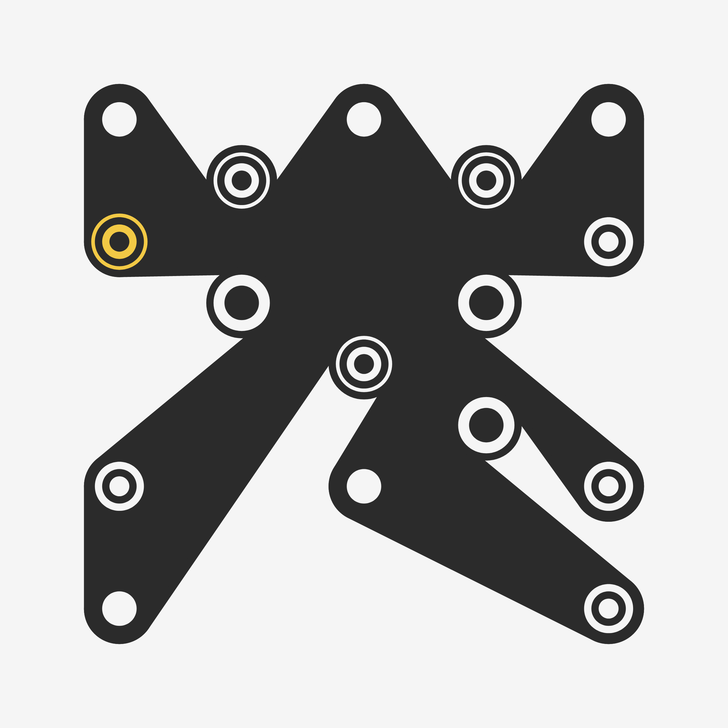 Art Blocks - Art Blocks v2 - Ringers #915 - NFT # 13000915