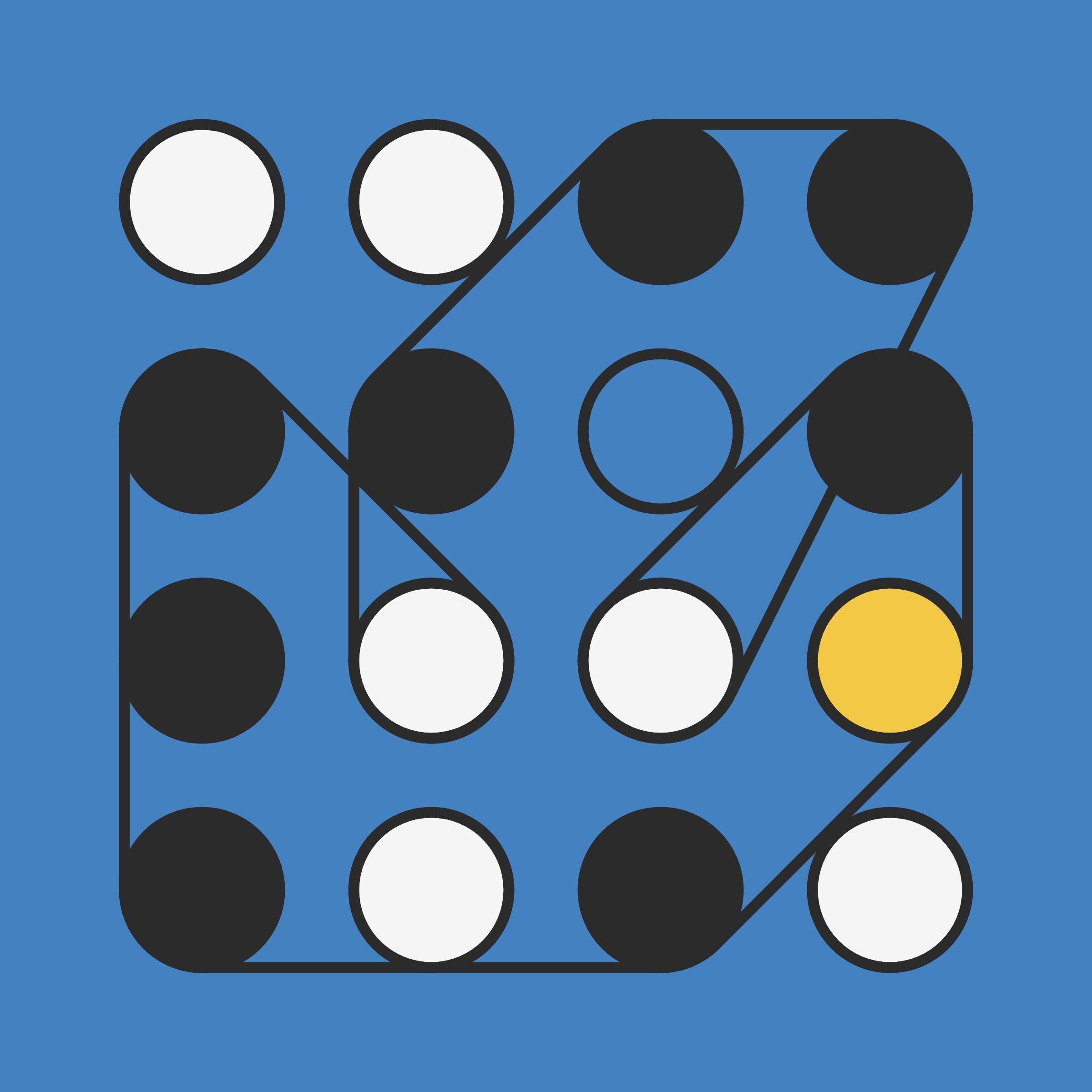 Art Blocks - Art Blocks v2 - Ringers #918 - NFT # 13000918