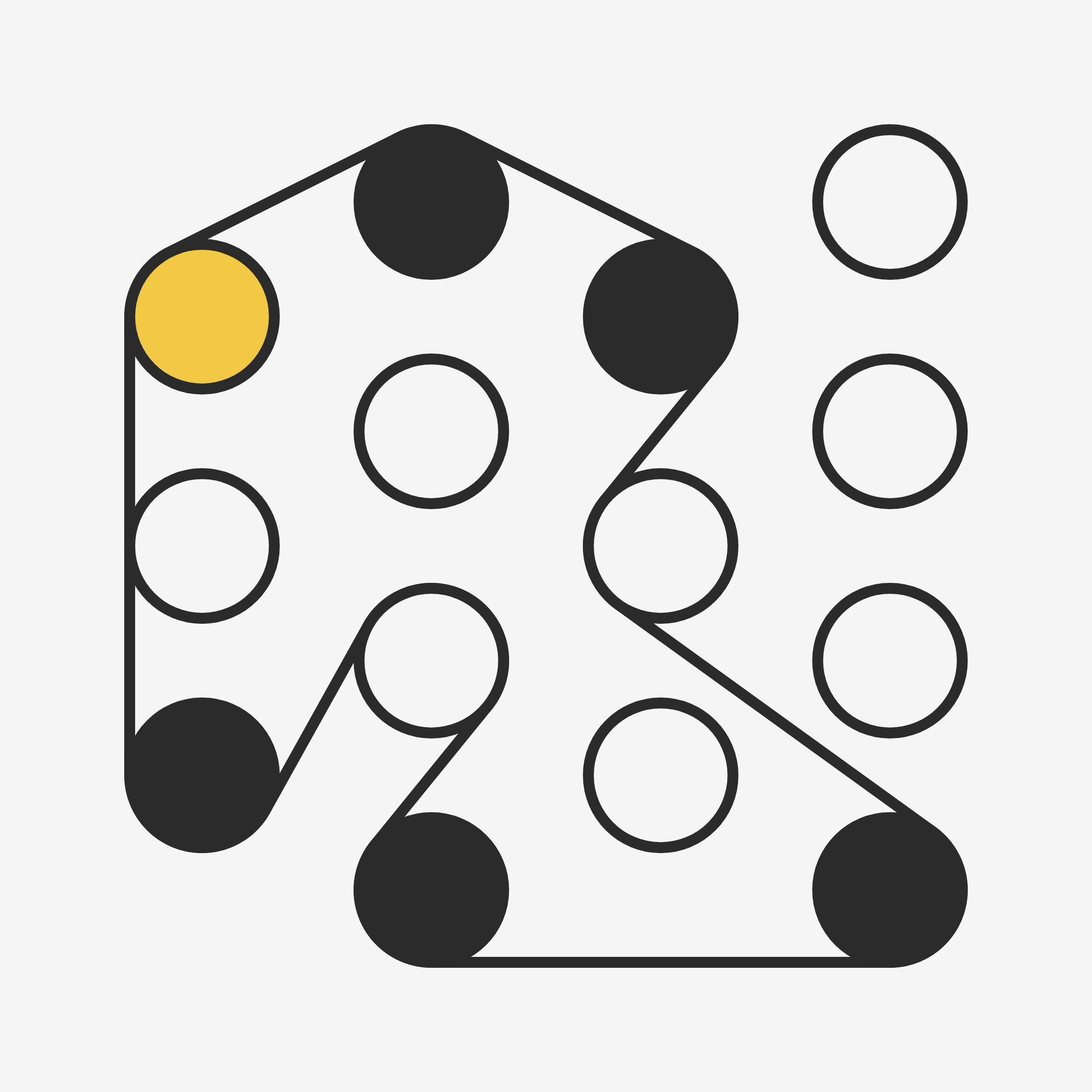 Art Blocks - Art Blocks v2 - Ringers #921 - NFT # 13000921