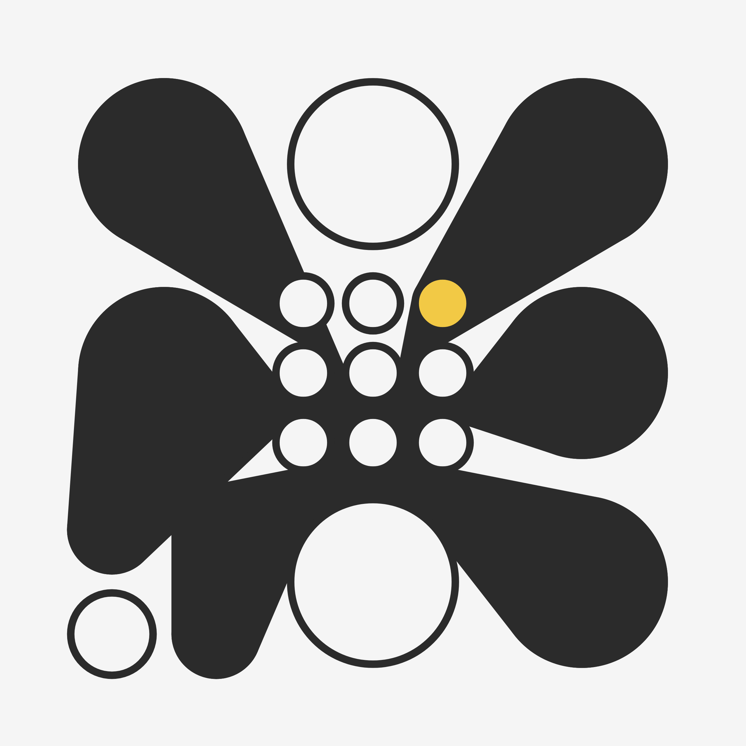 Art Blocks - Art Blocks v2 - Ringers #923 - NFT # 13000923