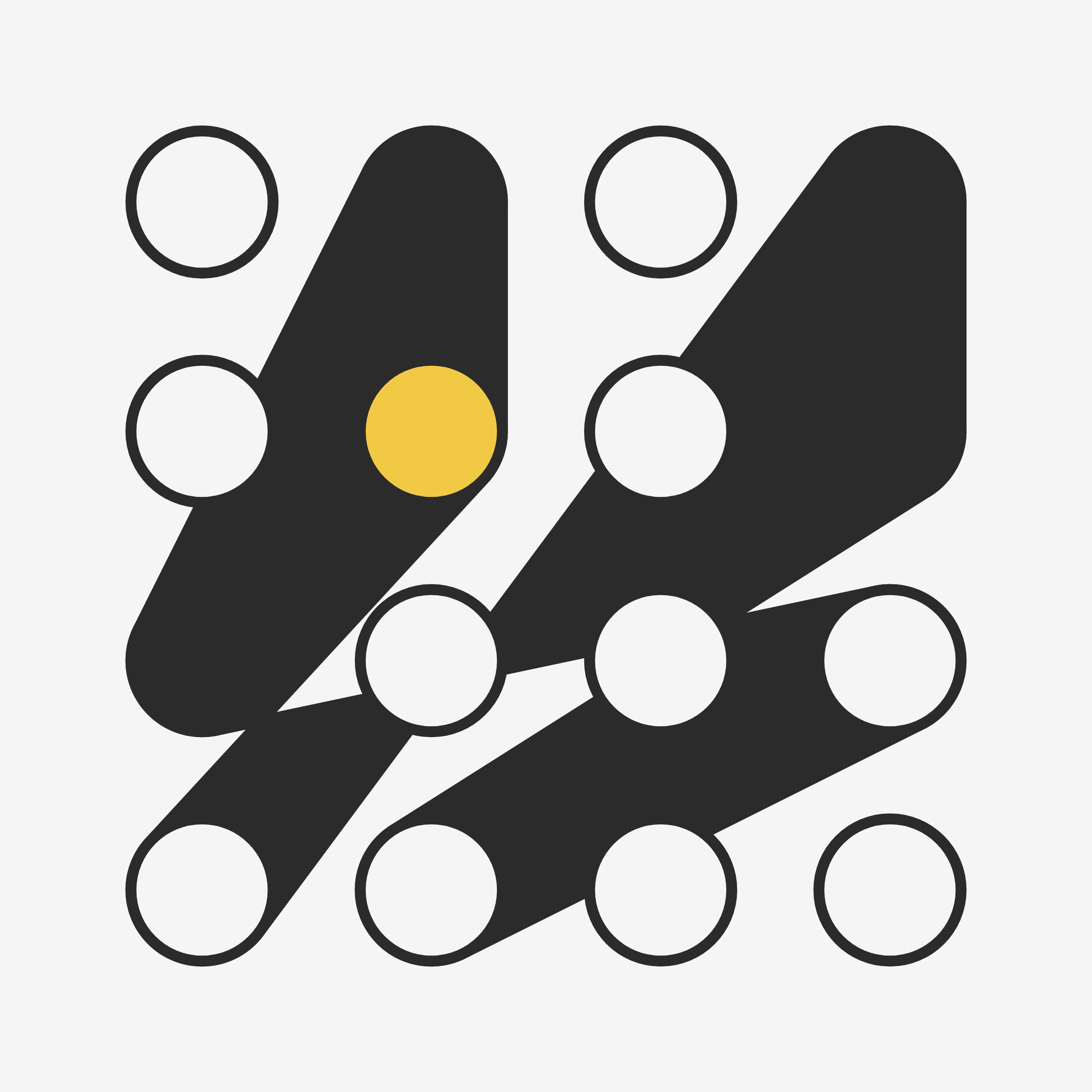 Art Blocks - Art Blocks v2 - Ringers #932 - NFT # 13000932