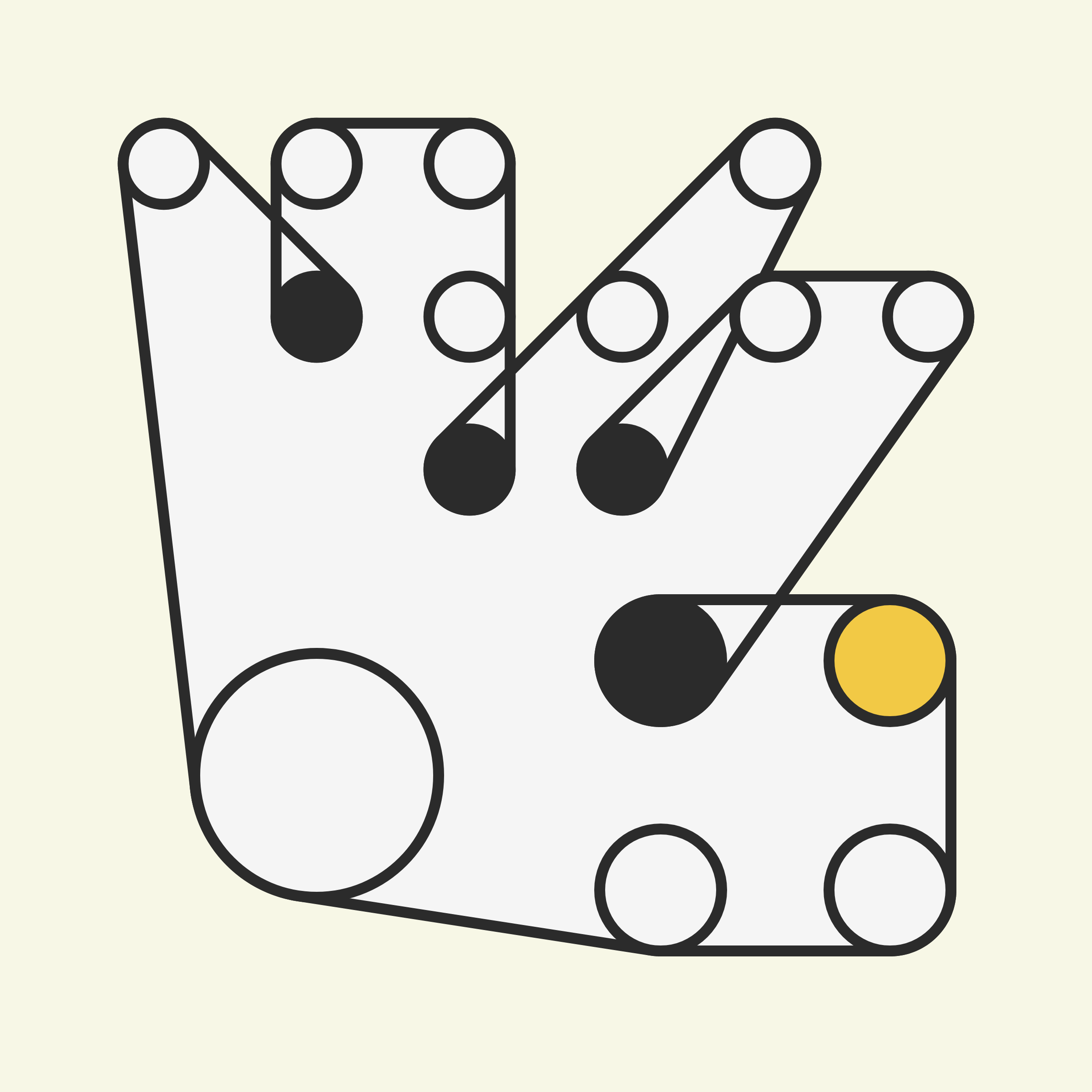 Art Blocks - Art Blocks v2 - Ringers #933 - NFT # 13000933