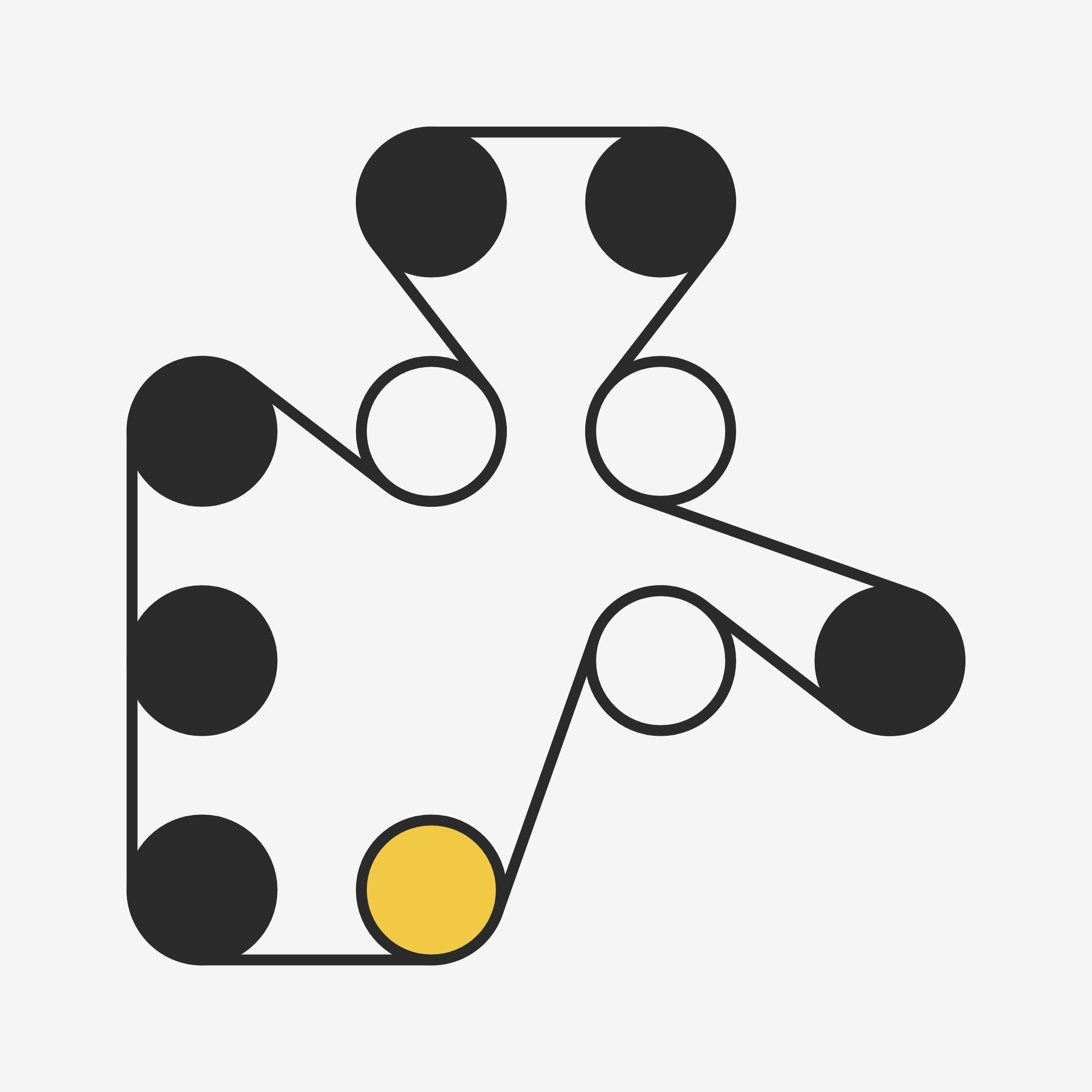 Art Blocks - Art Blocks v2 - Ringers #938 - NFT # 13000938