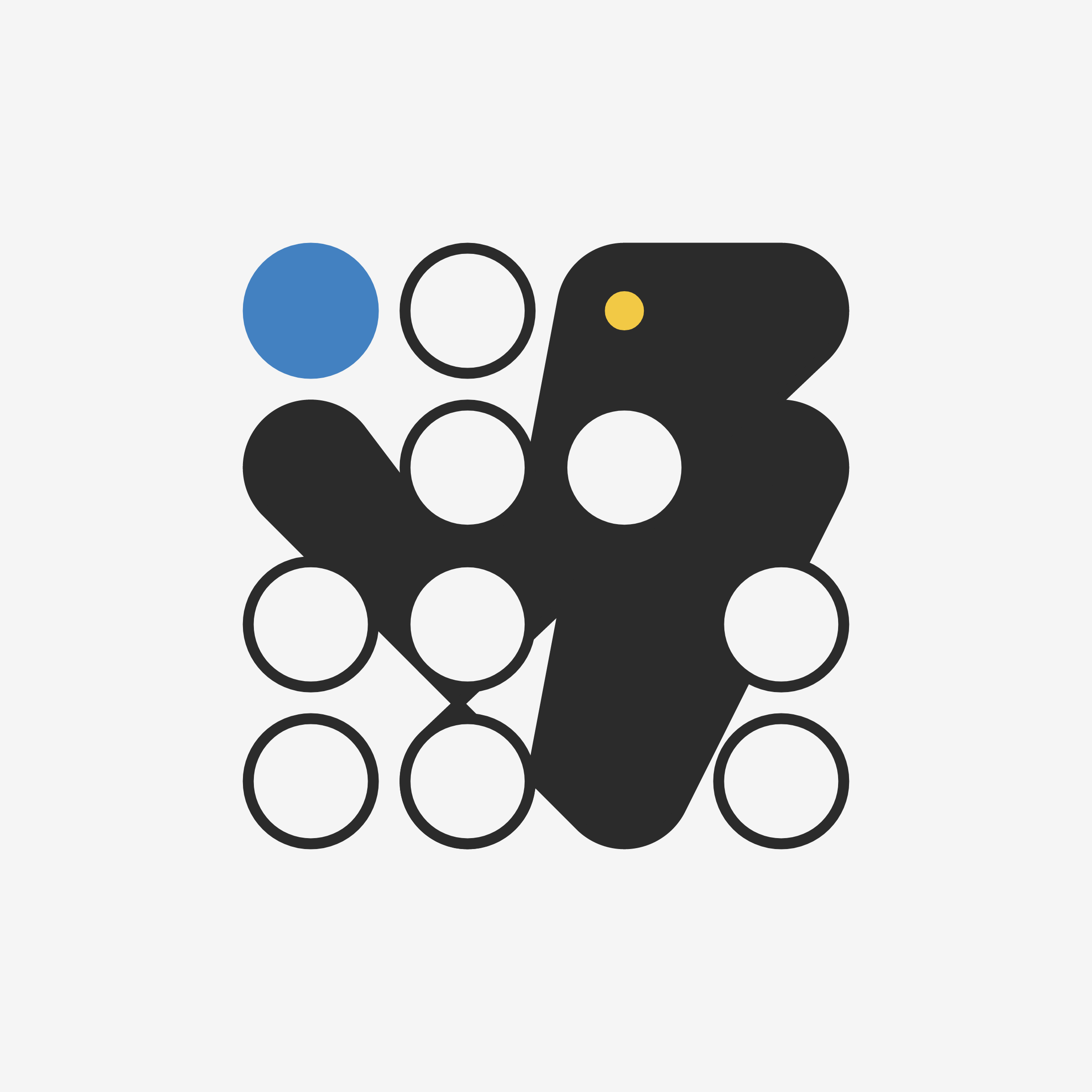 Art Blocks - Art Blocks v2 - Ringers #945 - NFT # 13000945