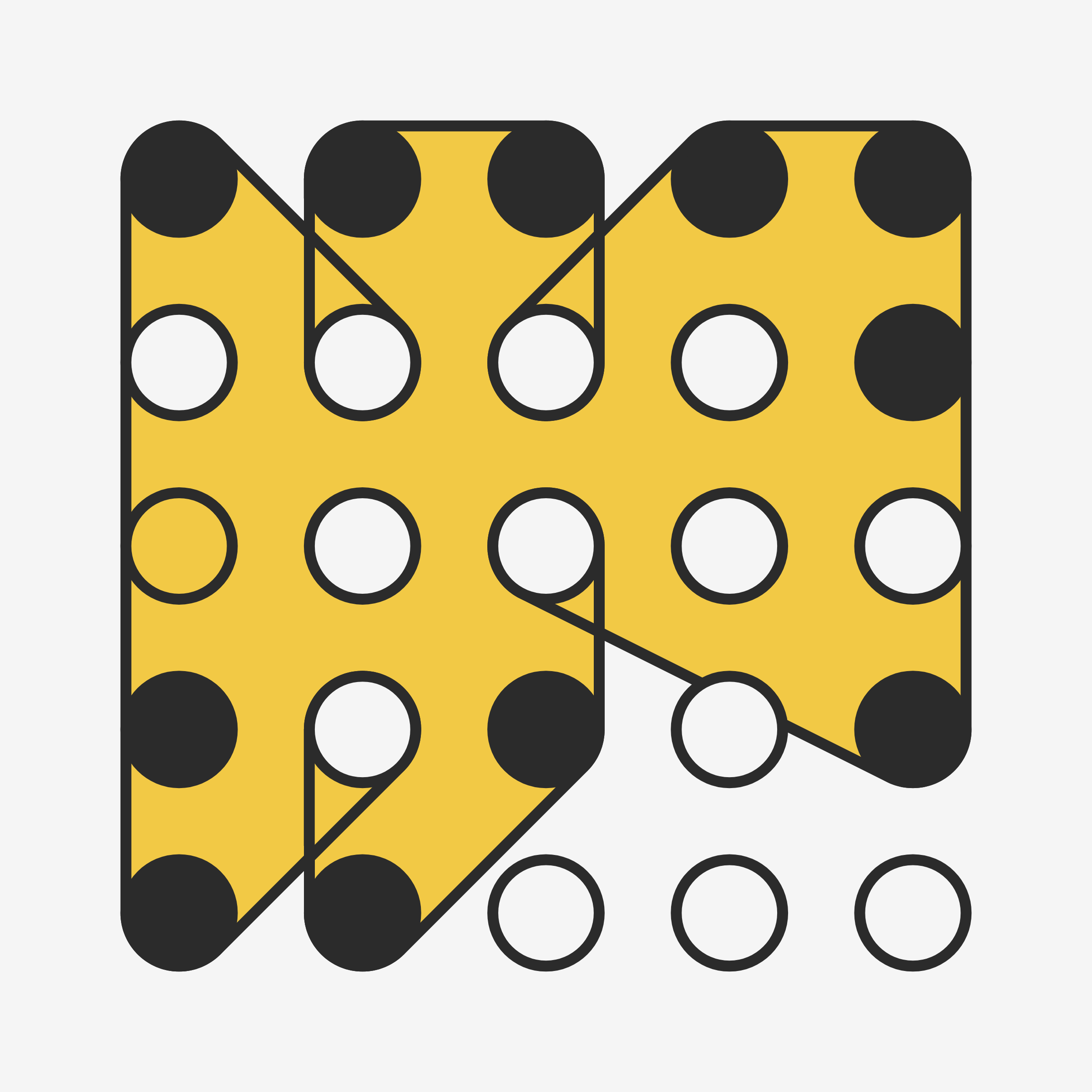 Art Blocks - Art Blocks v2 - Ringers #964 - NFT # 13000964