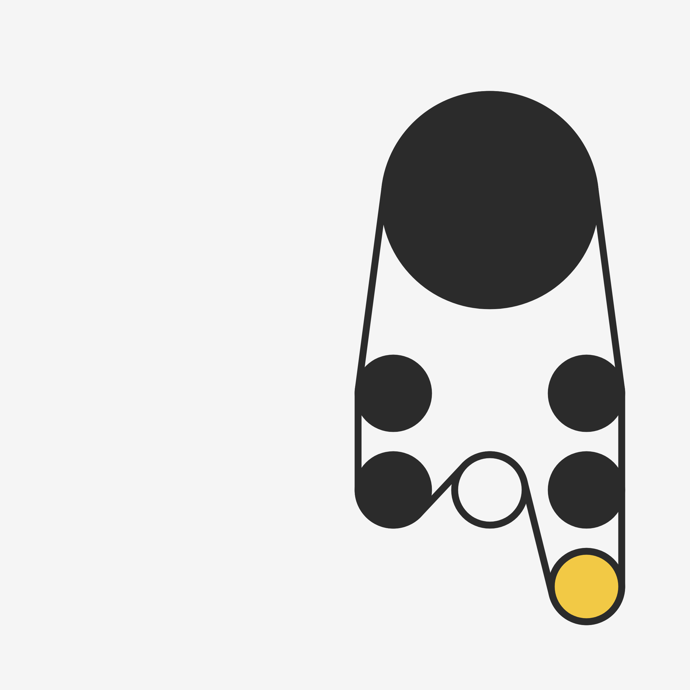 Art Blocks - Art Blocks v2 - Ringers #967 - NFT # 13000967