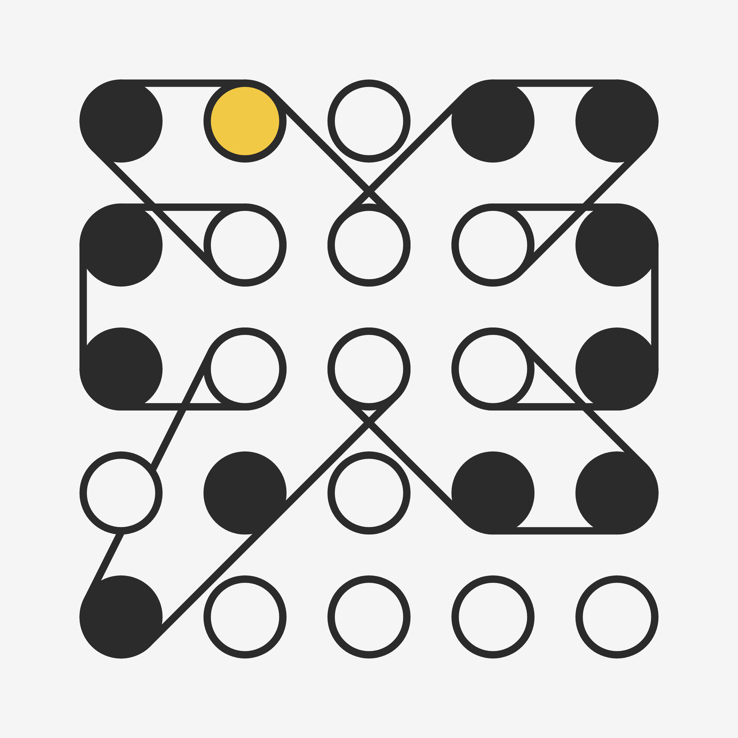 Art Blocks - Art Blocks v2 - Ringers #968 - NFT # 13000968