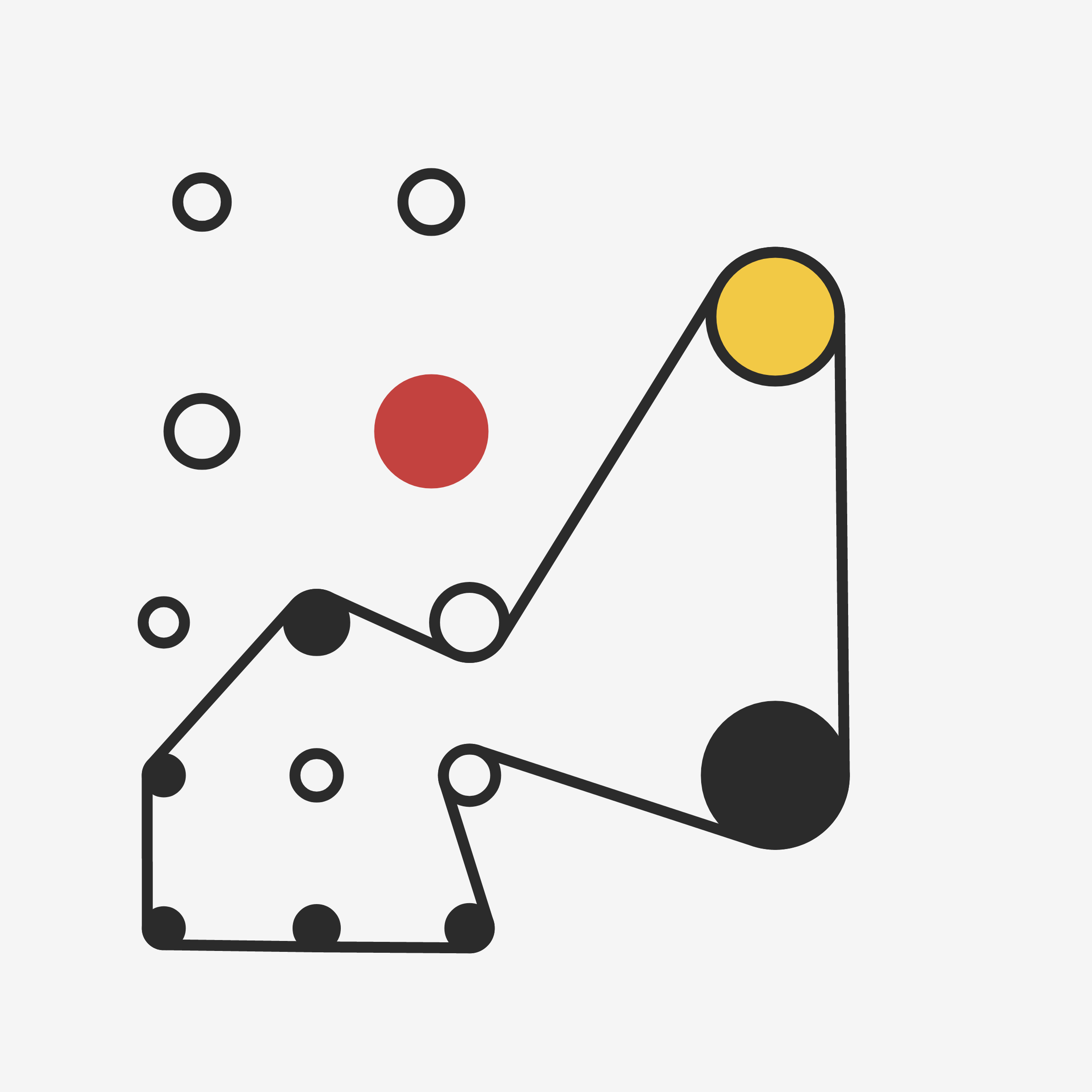 Art Blocks - Art Blocks v2 - Ringers #986 - NFT # 13000986