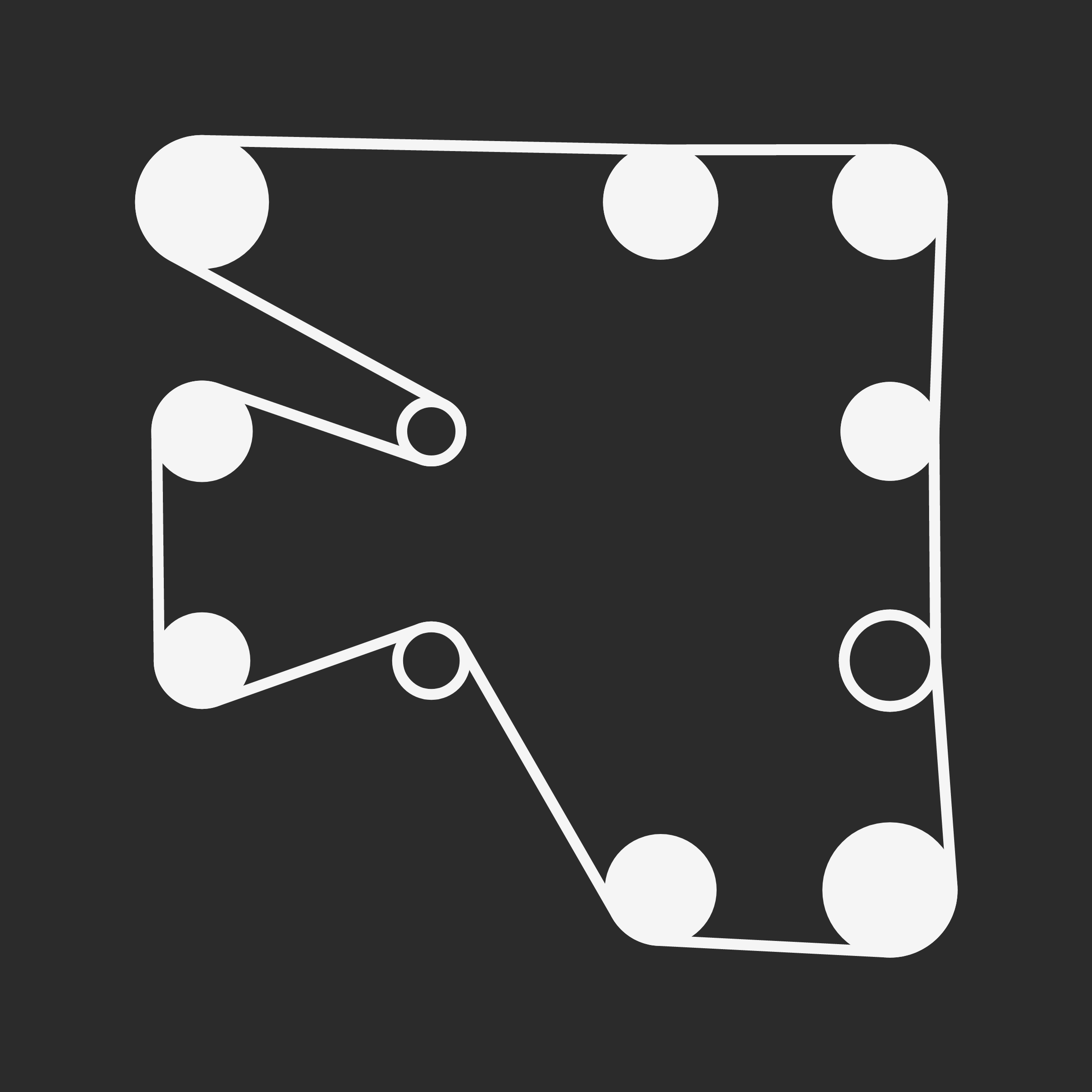 Art Blocks - Art Blocks v2 - Ringers #989 - NFT # 13000989