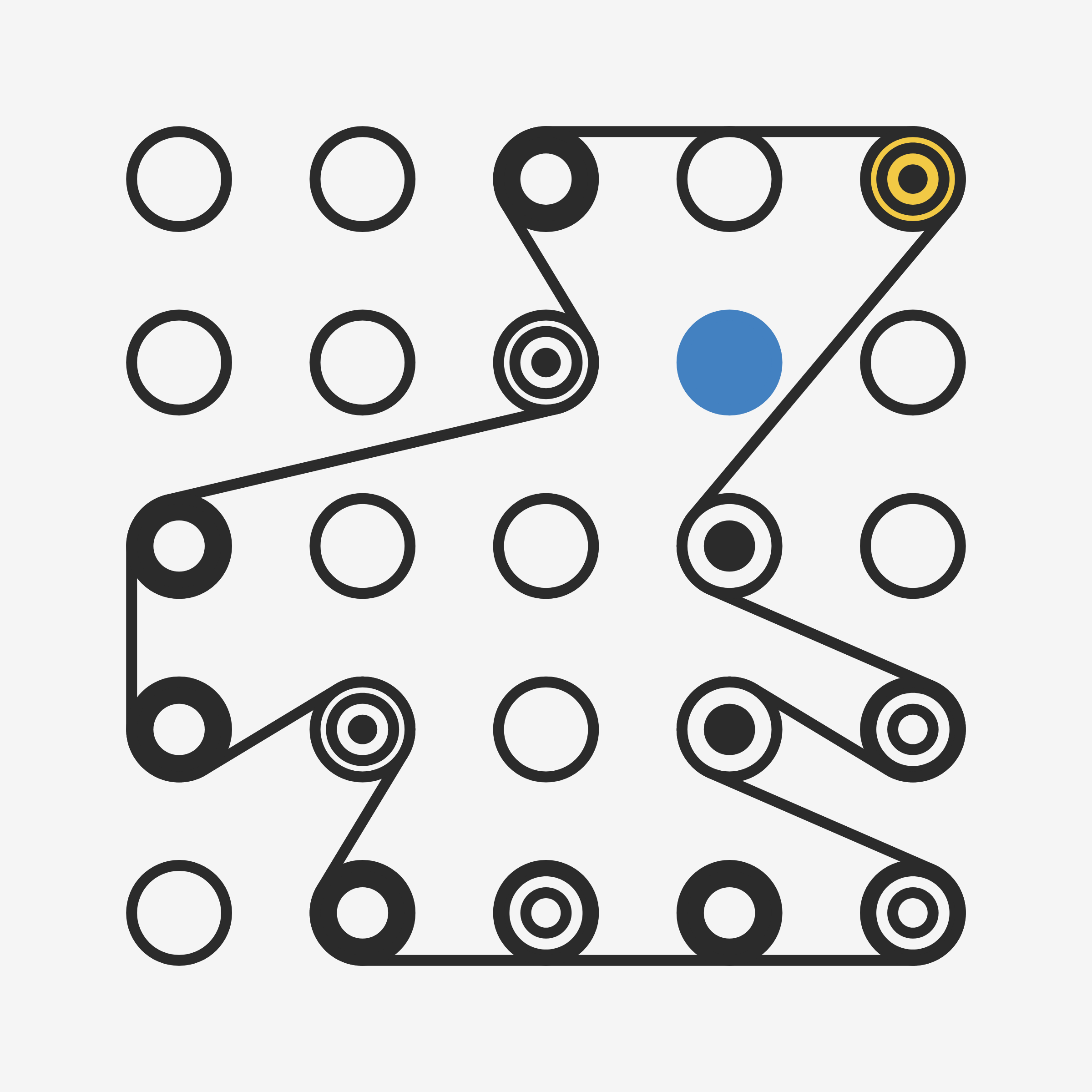 Art Blocks - Art Blocks v2 - Ringers #998 - NFT # 13000998