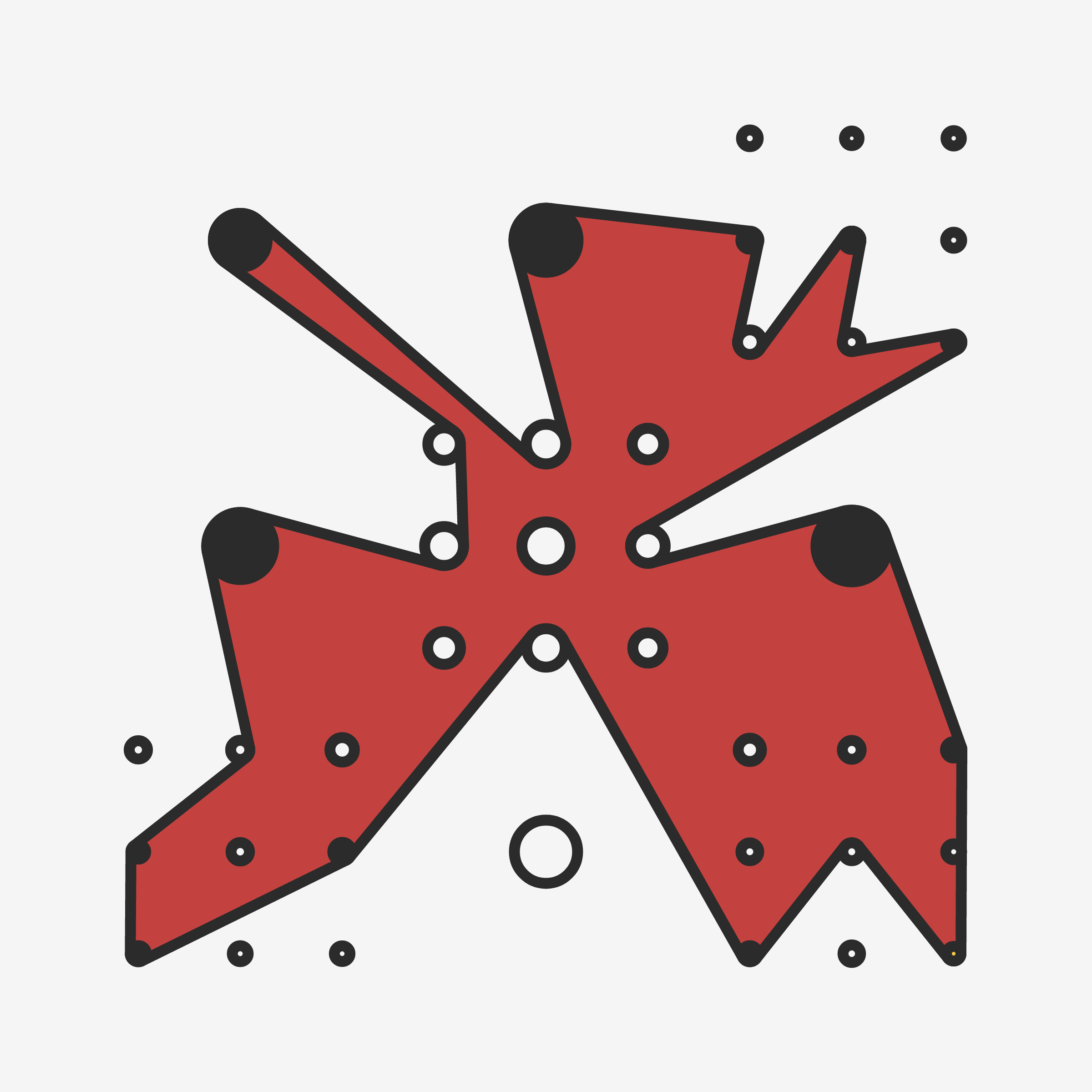 Art Blocks - Art Blocks v2 - Ringers #999 - NFT # 13000999