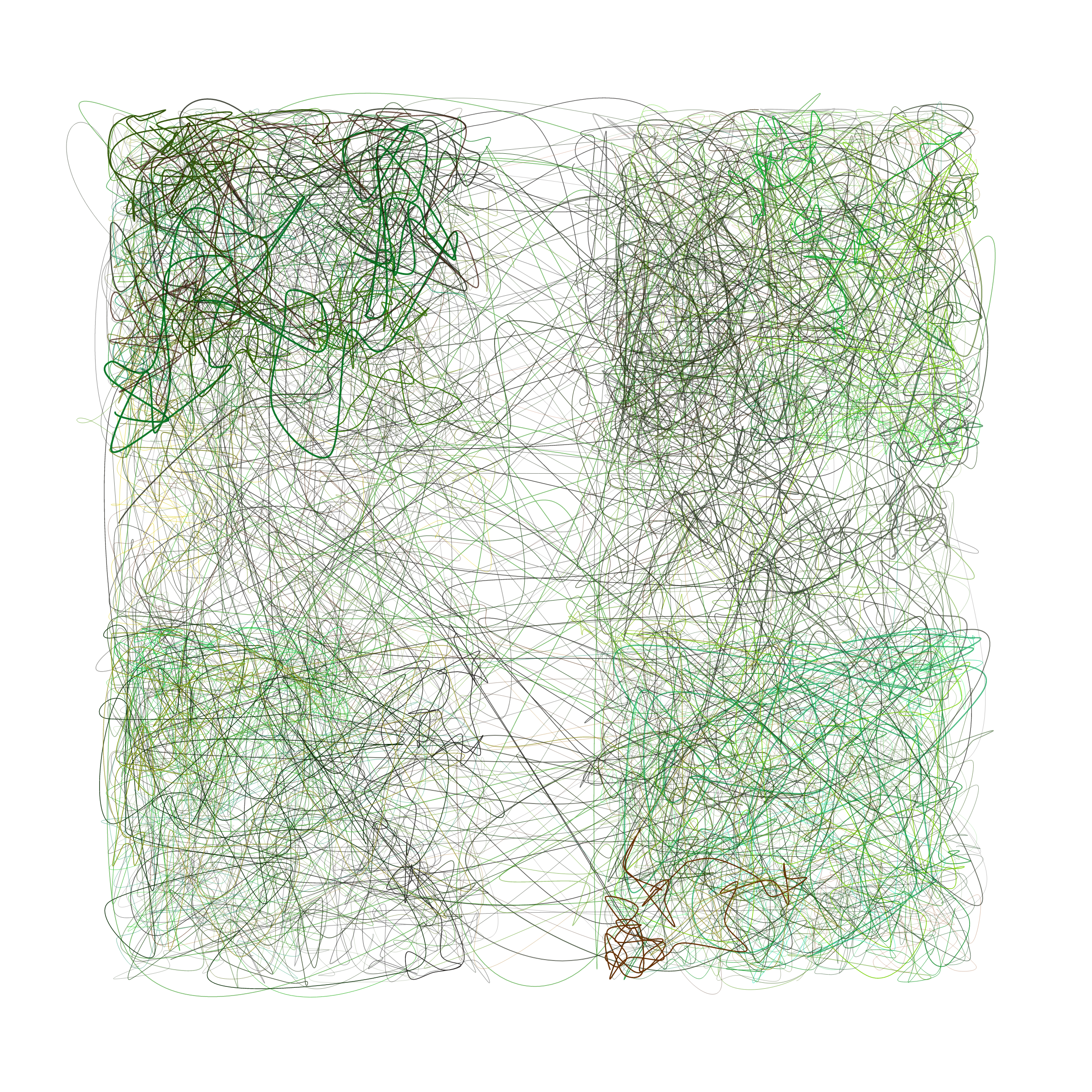 Art Blocks - Art Blocks v2 - Scribbled Boundaries #2 - NFT # 131000002