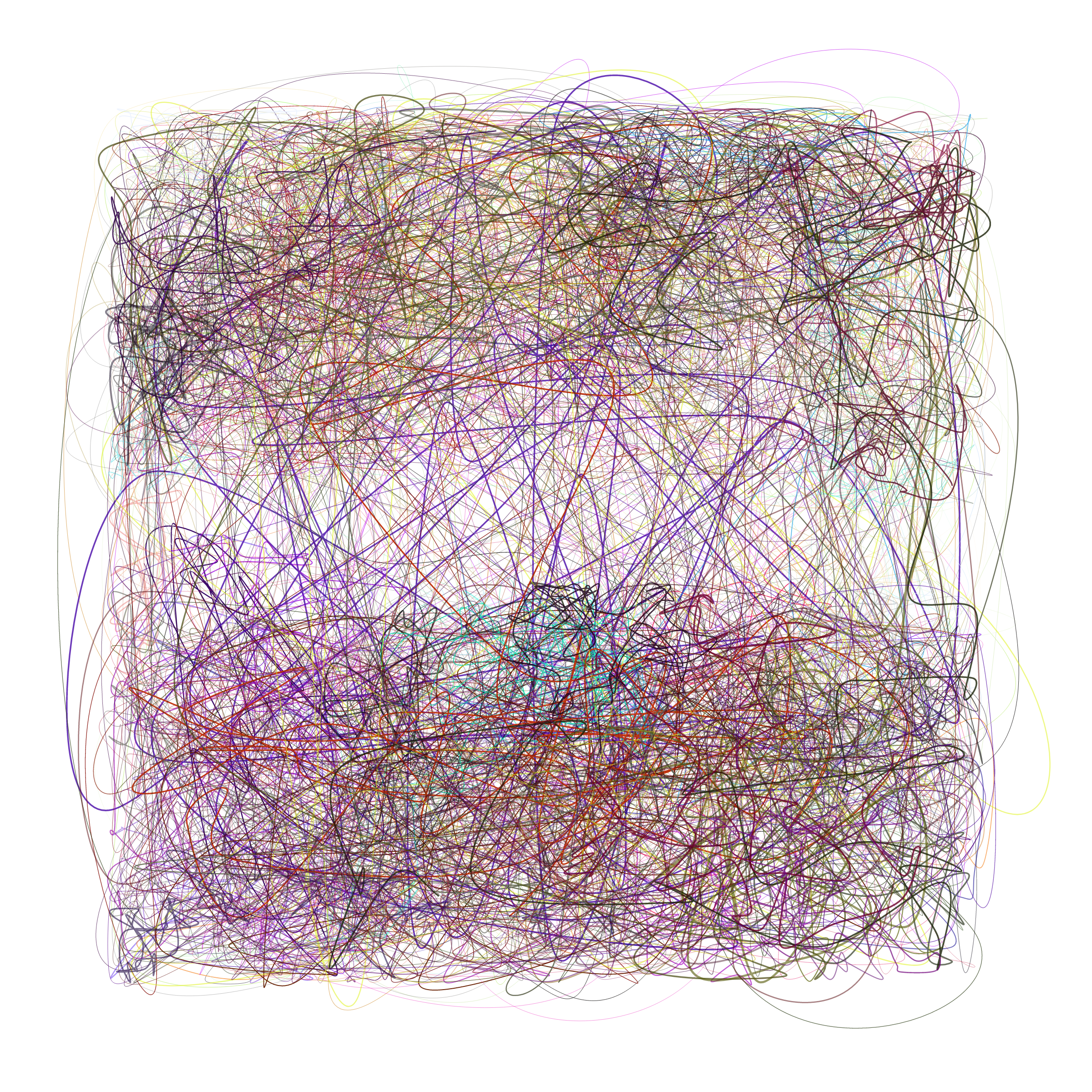 Art Blocks - Art Blocks v2 - Scribbled Boundaries #5 - NFT # 131000005