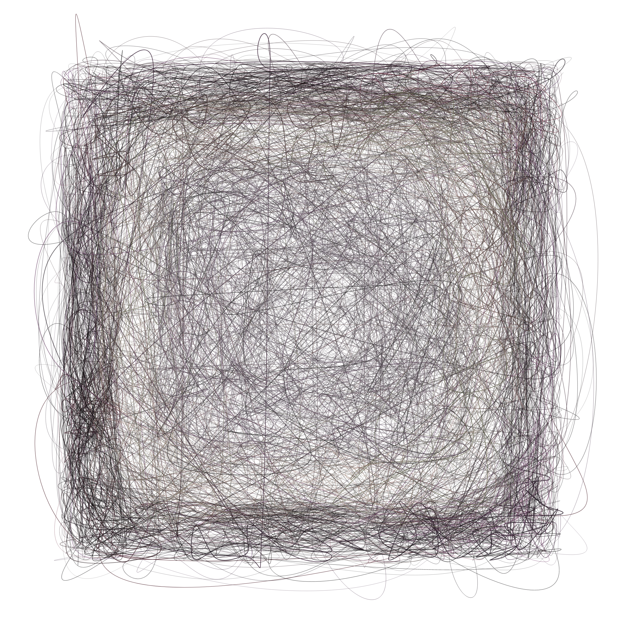 Art Blocks - Art Blocks v2 - Scribbled Boundaries #6 - NFT # 131000006