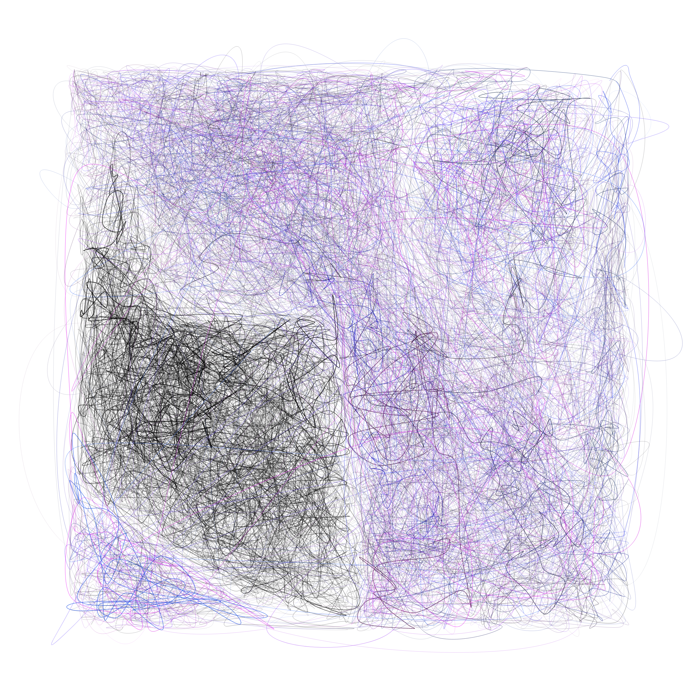 Art Blocks - Art Blocks v2 - Scribbled Boundaries #7 - NFT # 131000007