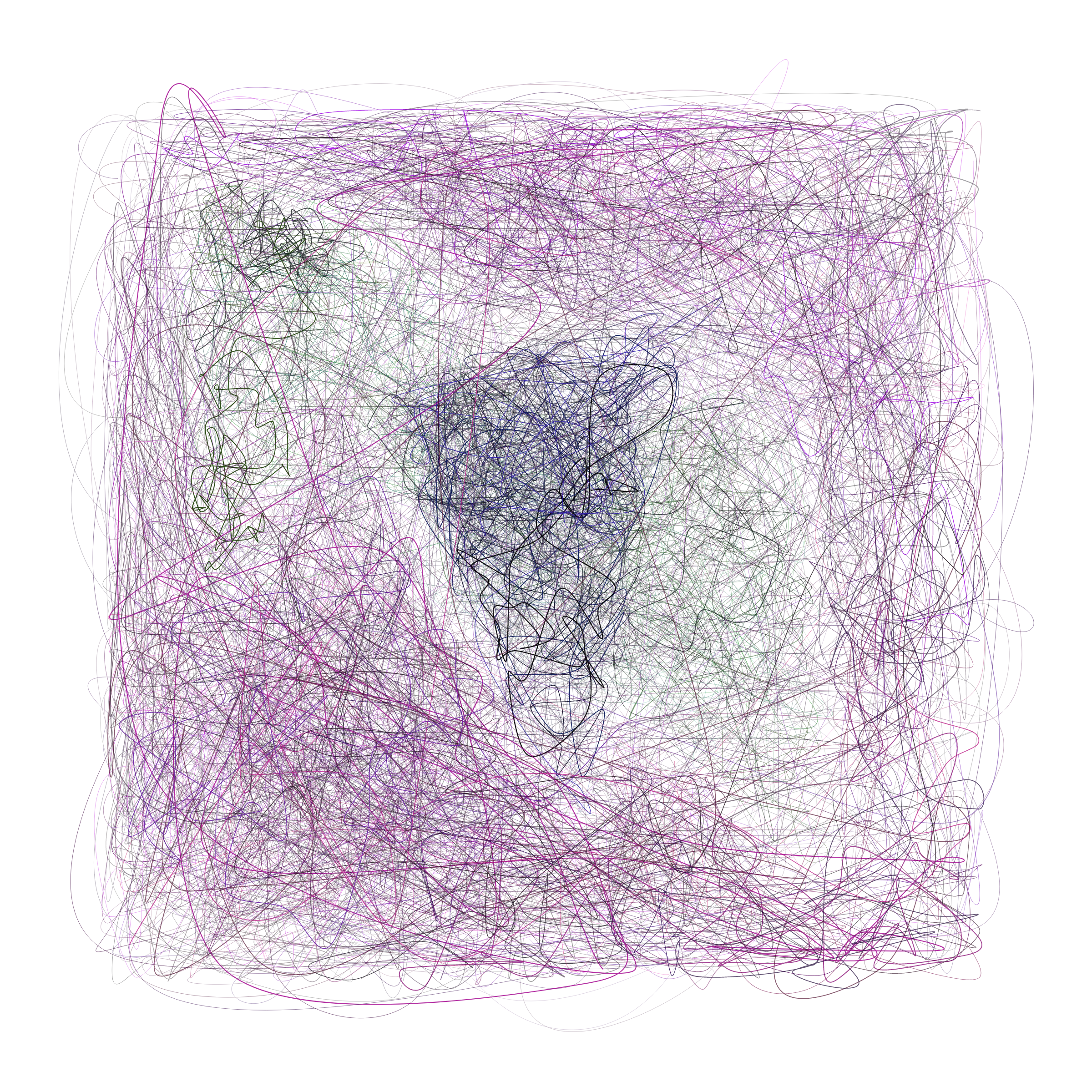 Art Blocks - Art Blocks v2 - Scribbled Boundaries #10 - NFT # 131000010