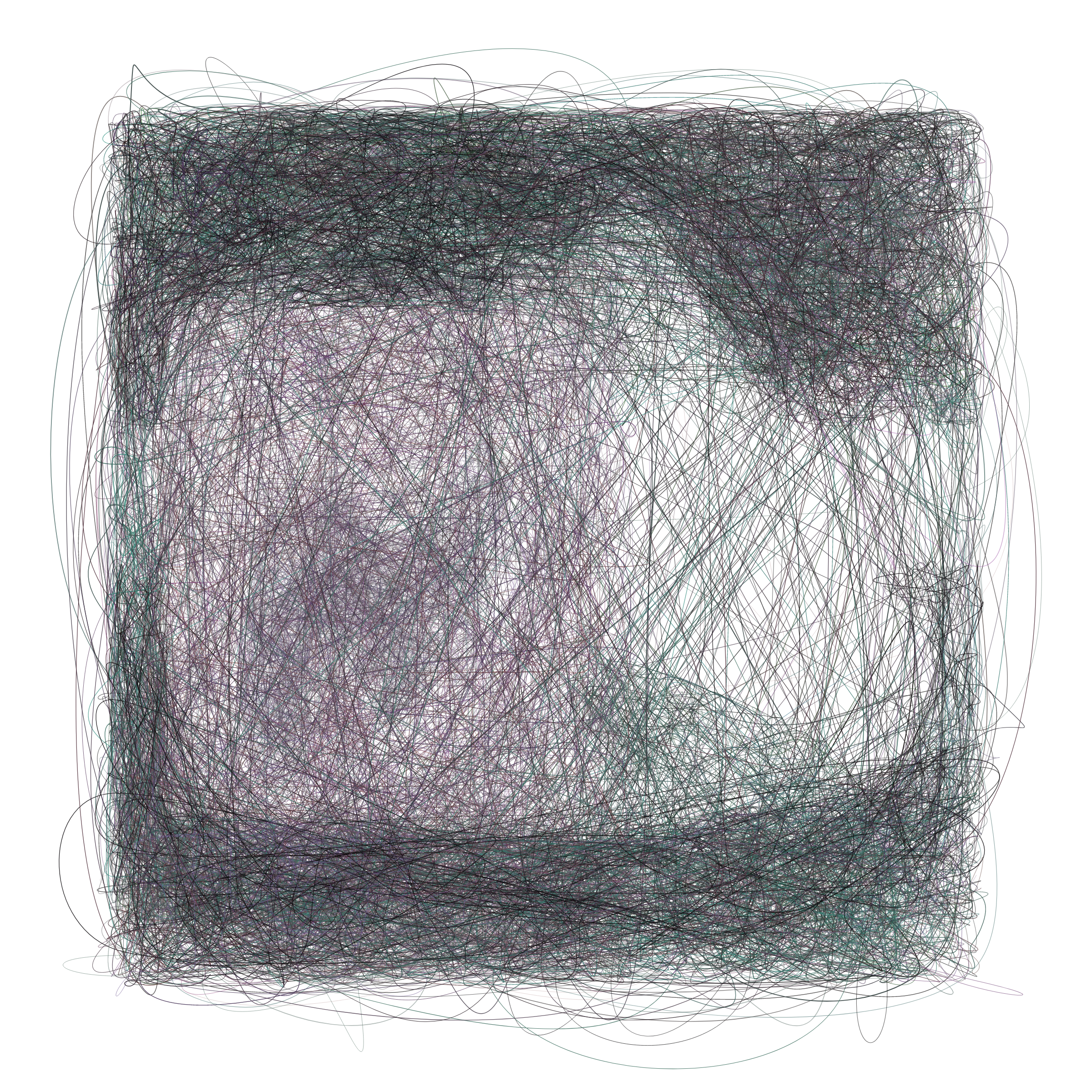 Art Blocks - Art Blocks v2 - Scribbled Boundaries #12 - NFT # 131000012