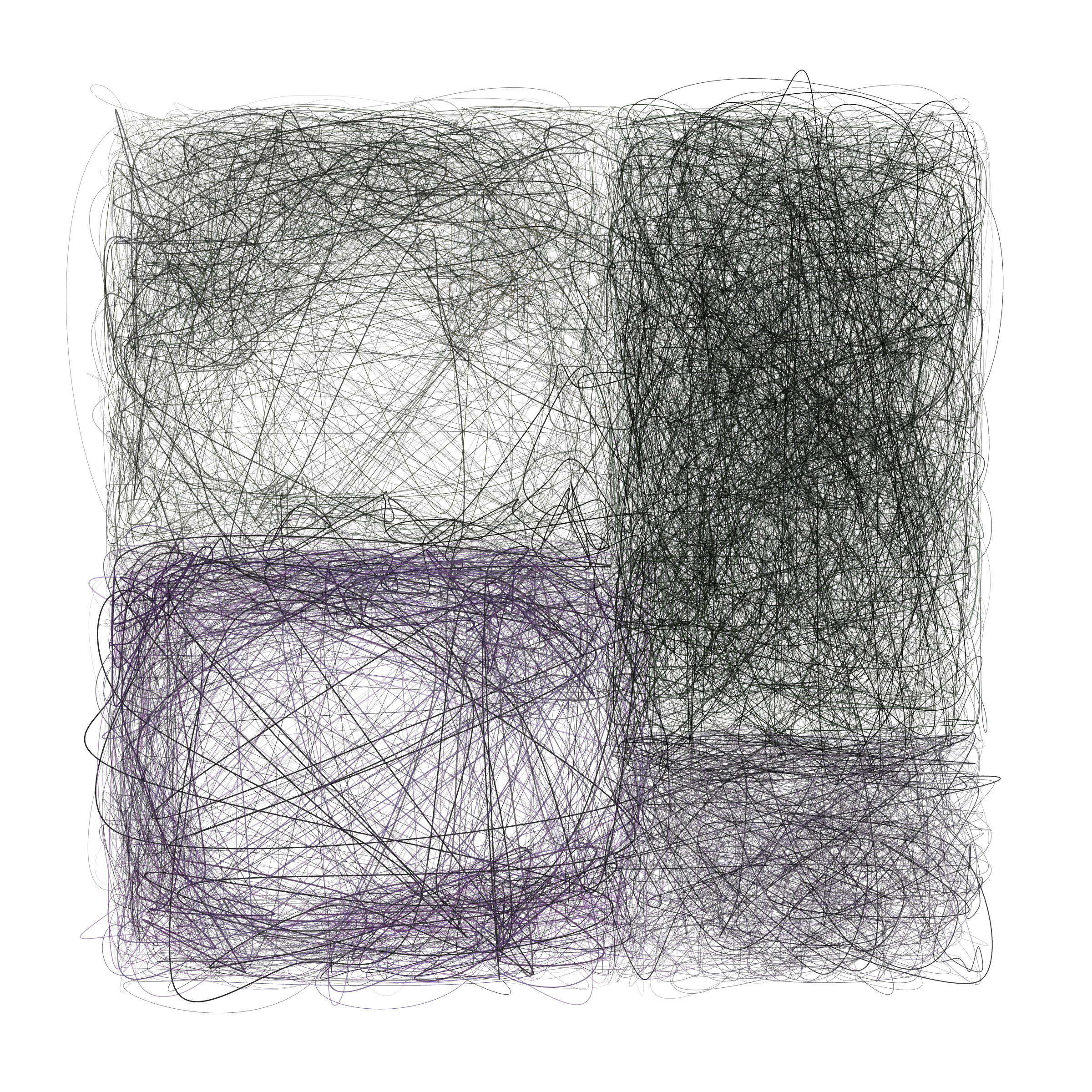 Art Blocks - Art Blocks v2 - Scribbled Boundaries #14 - NFT # 131000014