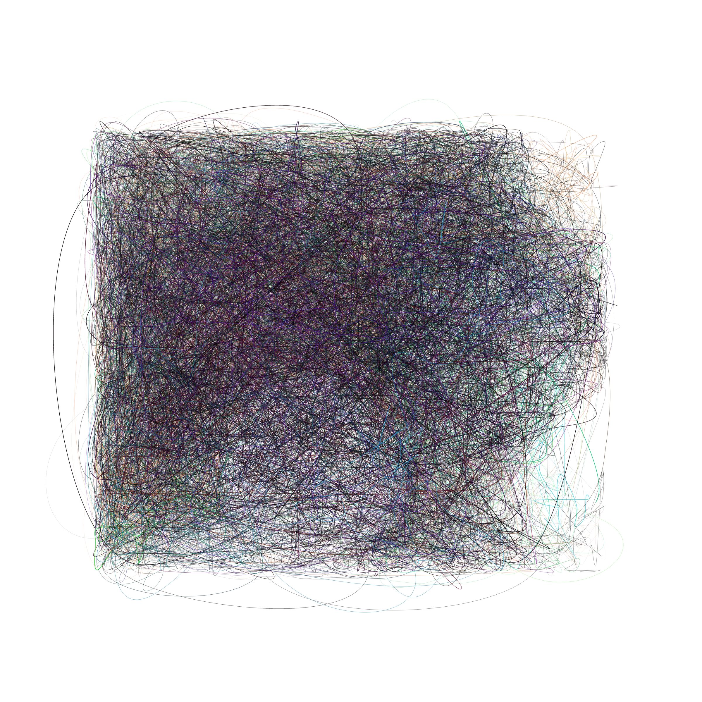 Art Blocks - Art Blocks v2 - Scribbled Boundaries #15 - NFT # 131000015