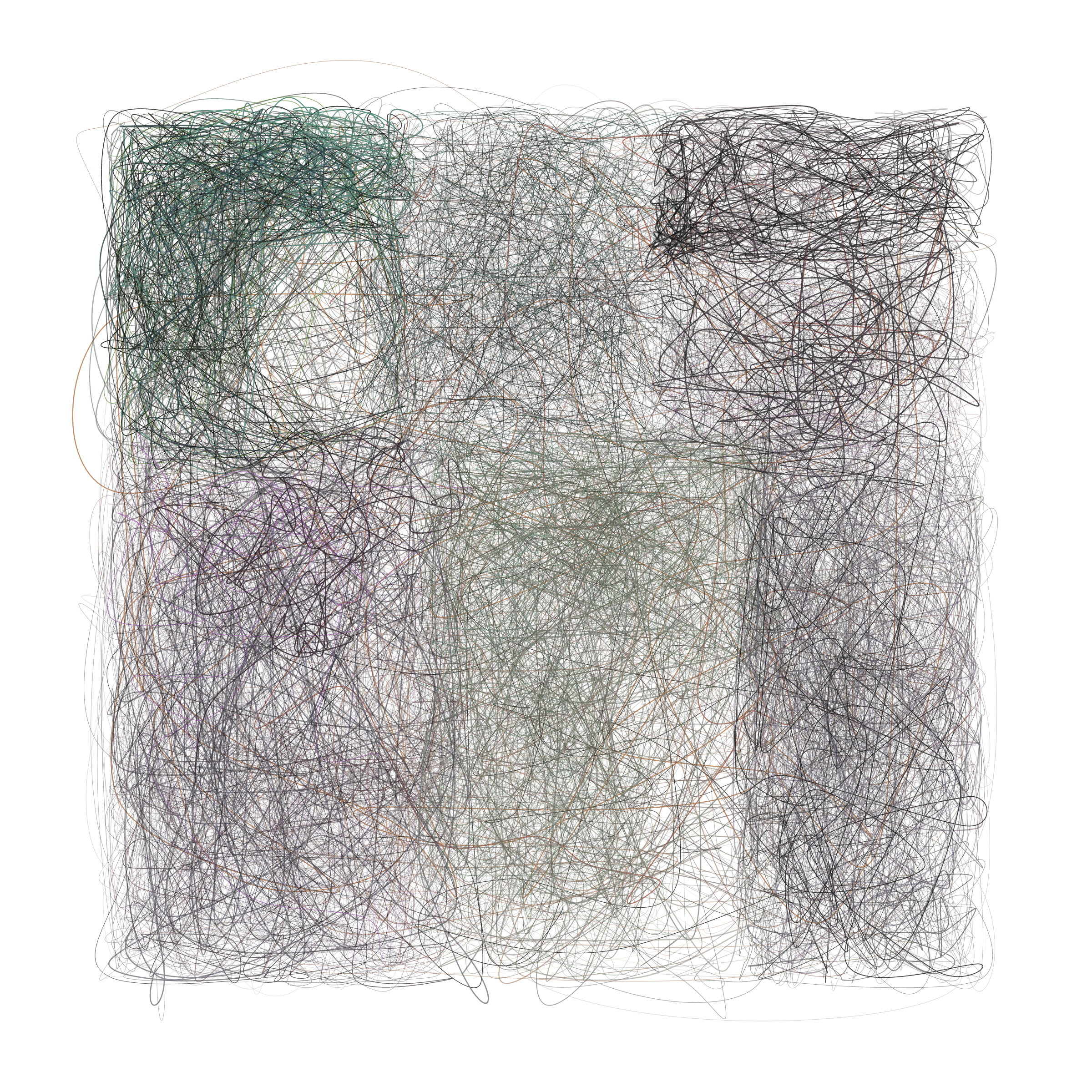 Art Blocks - Art Blocks v2 - Scribbled Boundaries #19 - NFT # 131000019