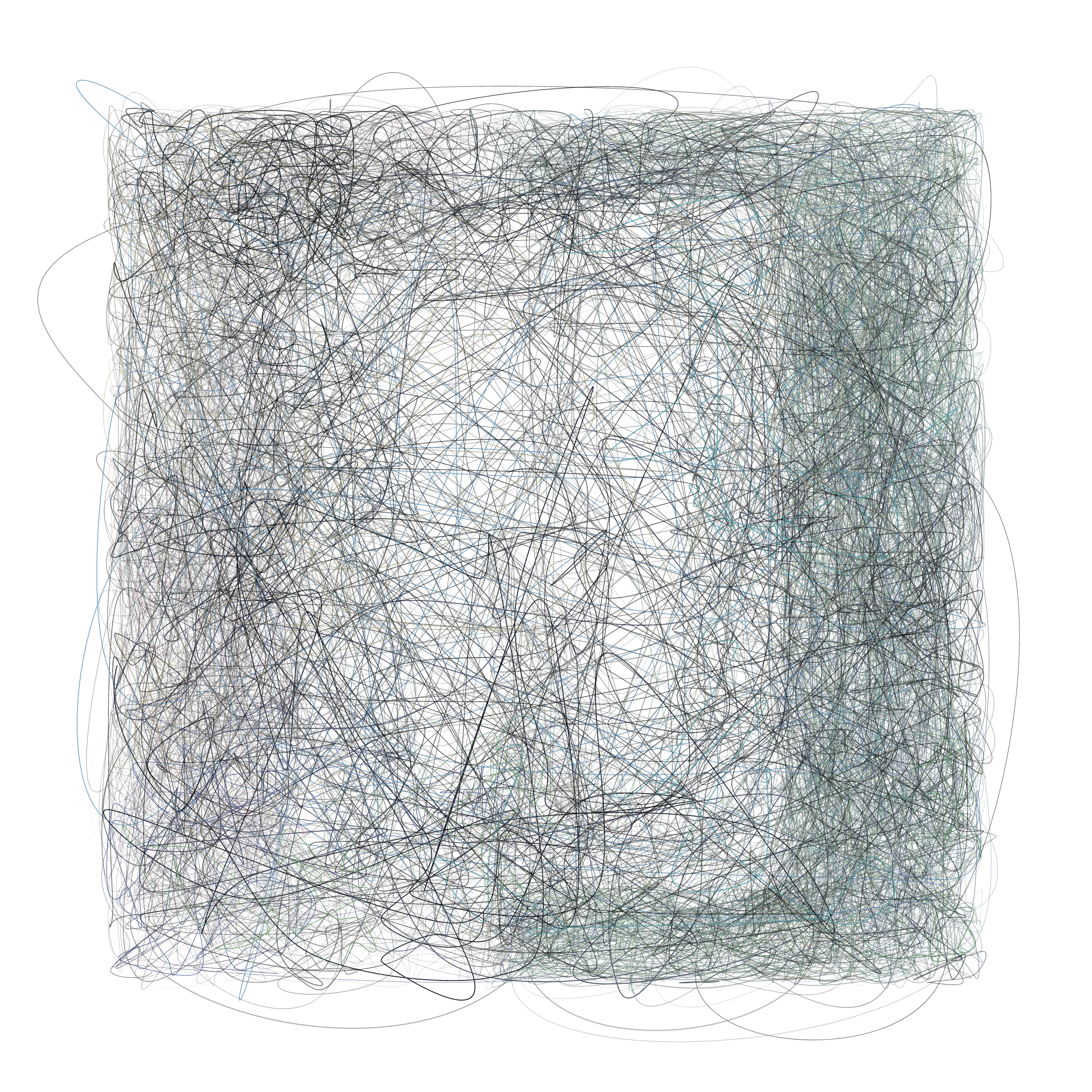 Art Blocks - Art Blocks v2 - Scribbled Boundaries #22 - NFT # 131000022