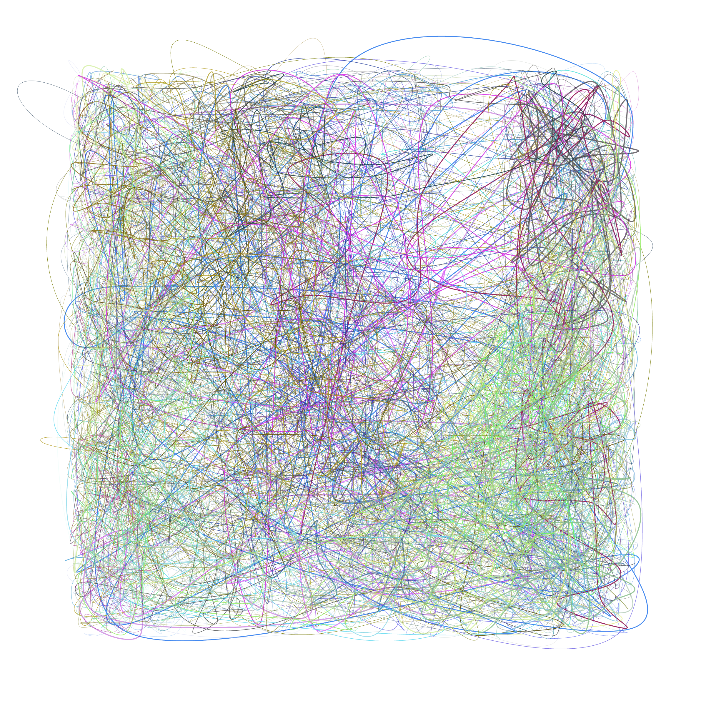 Art Blocks - Art Blocks v2 - Scribbled Boundaries #24 - NFT # 131000024