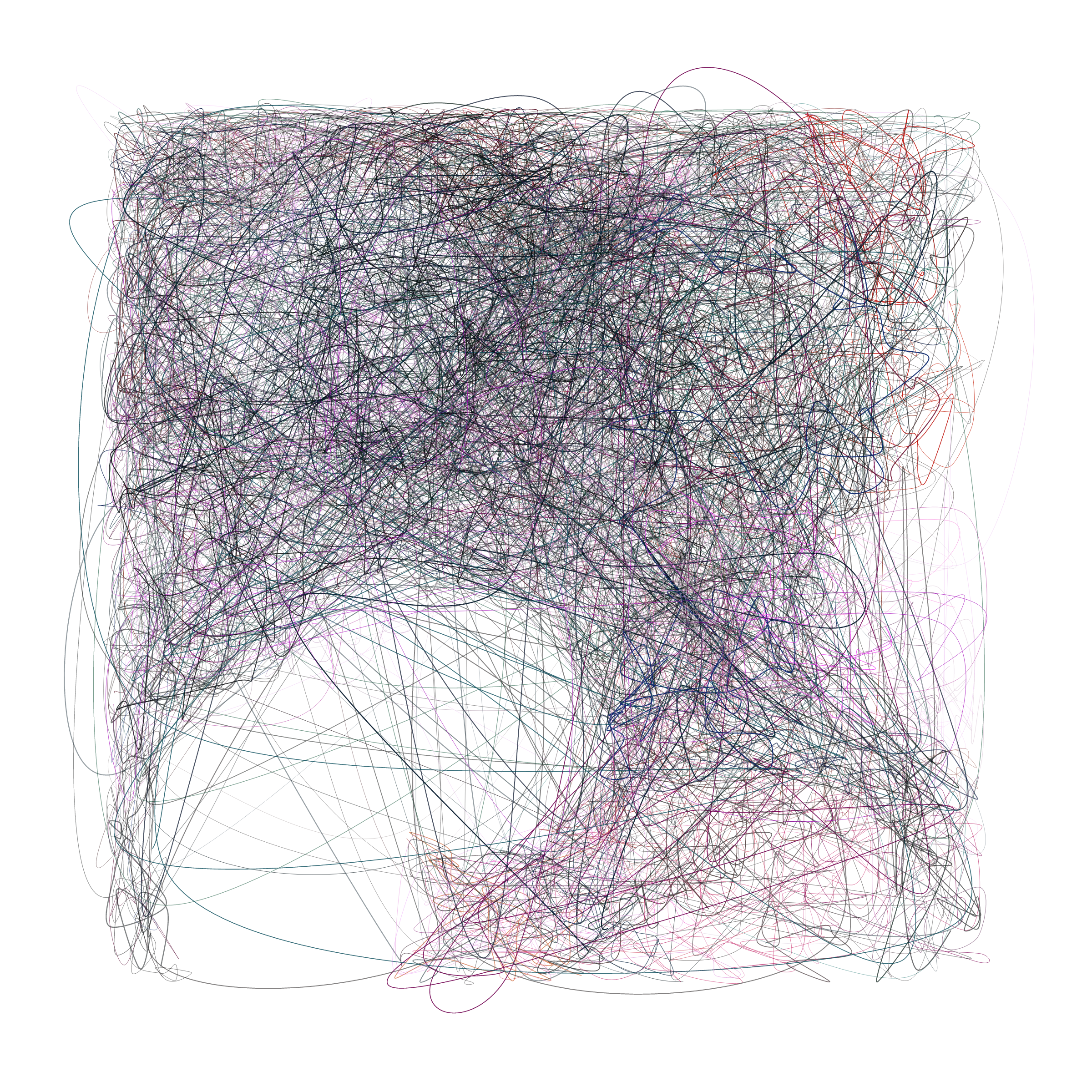 Art Blocks - Art Blocks v2 - Scribbled Boundaries #28 - NFT # 131000028