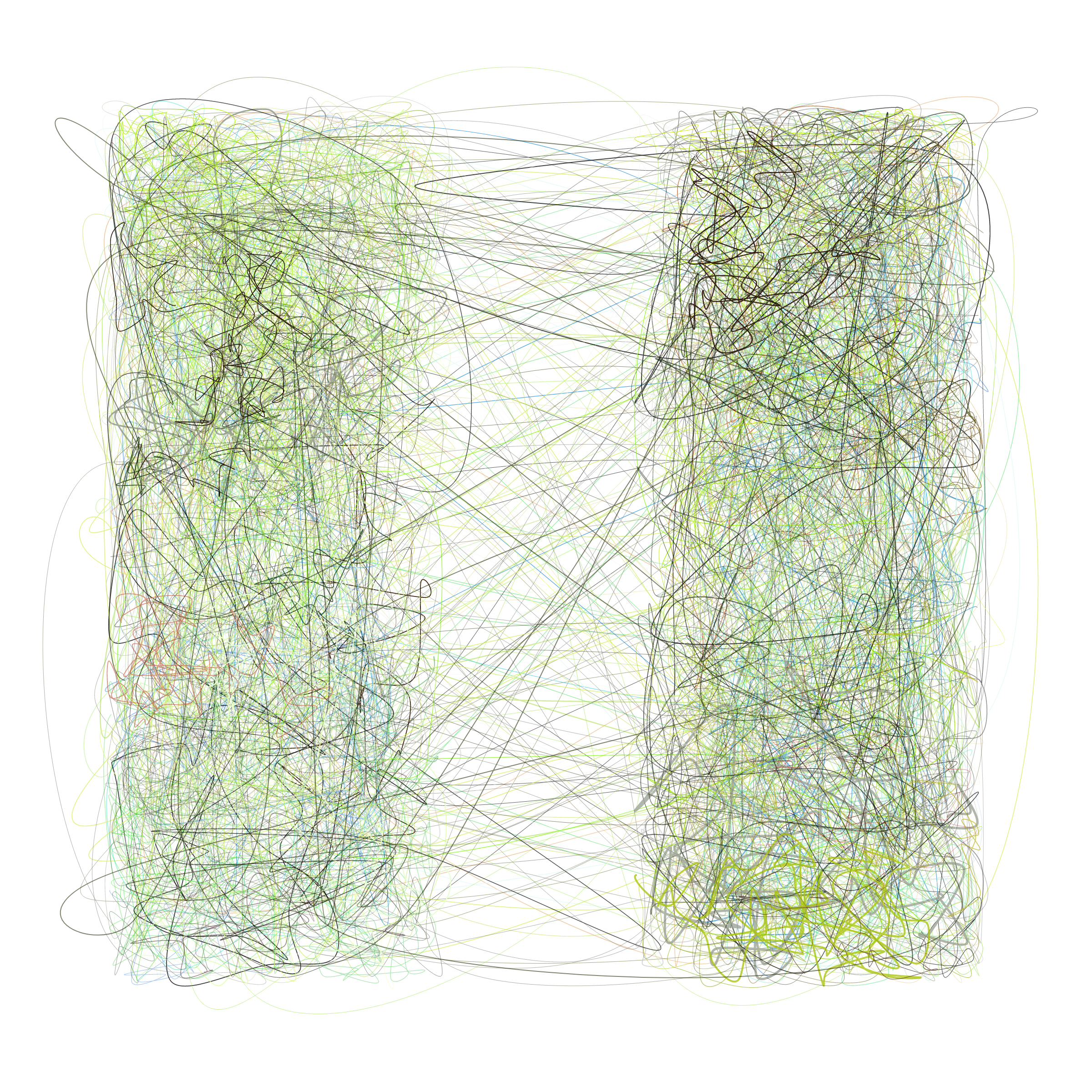 Art Blocks - Art Blocks v2 - Scribbled Boundaries #32 - NFT # 131000032