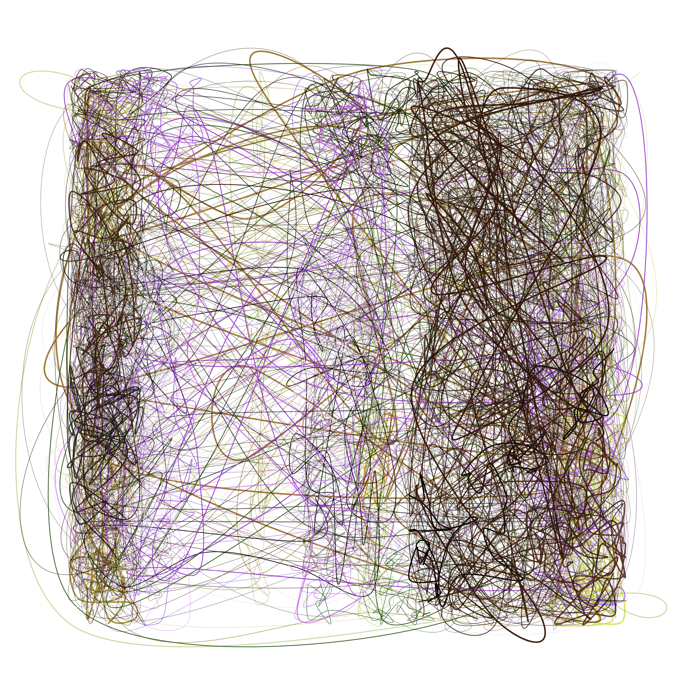 Art Blocks - Art Blocks v2 - Scribbled Boundaries #35 - NFT # 131000035