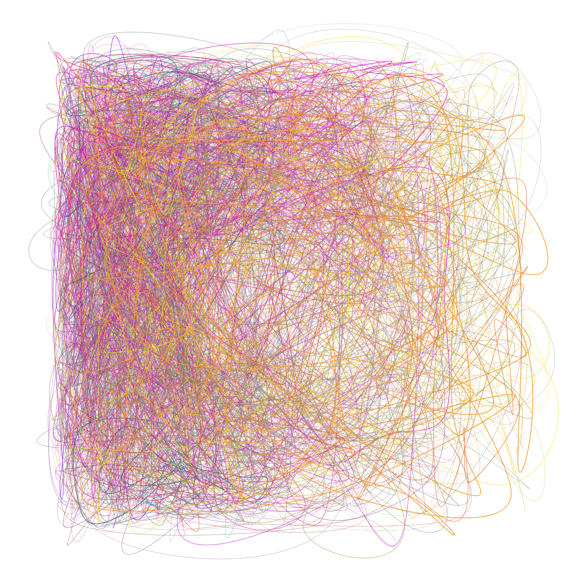 Art Blocks - Art Blocks v2 - Scribbled Boundaries #37 - NFT # 131000037