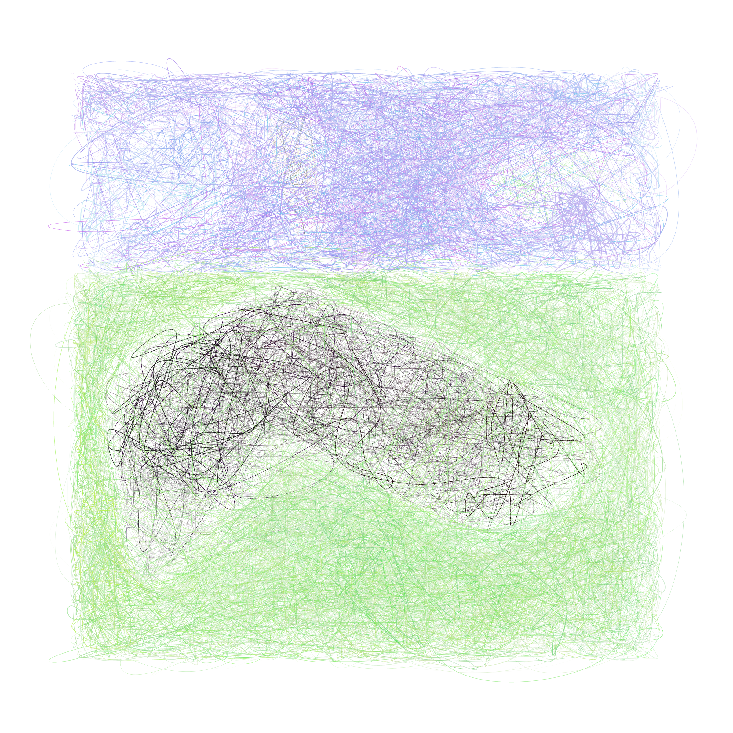 Art Blocks - Art Blocks v2 - Scribbled Boundaries #38 - NFT # 131000038