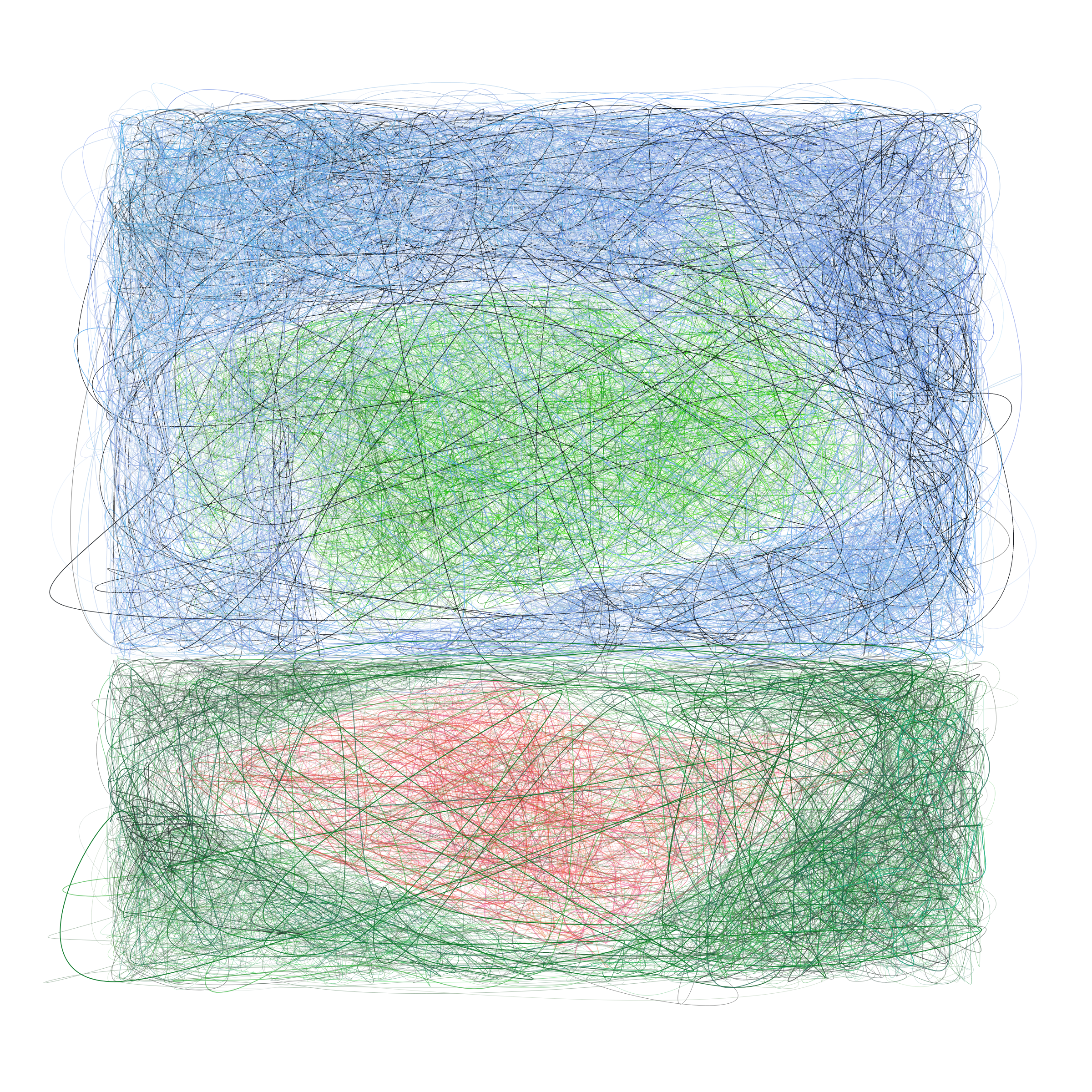 Art Blocks - Art Blocks v2 - Scribbled Boundaries #39 - NFT # 131000039