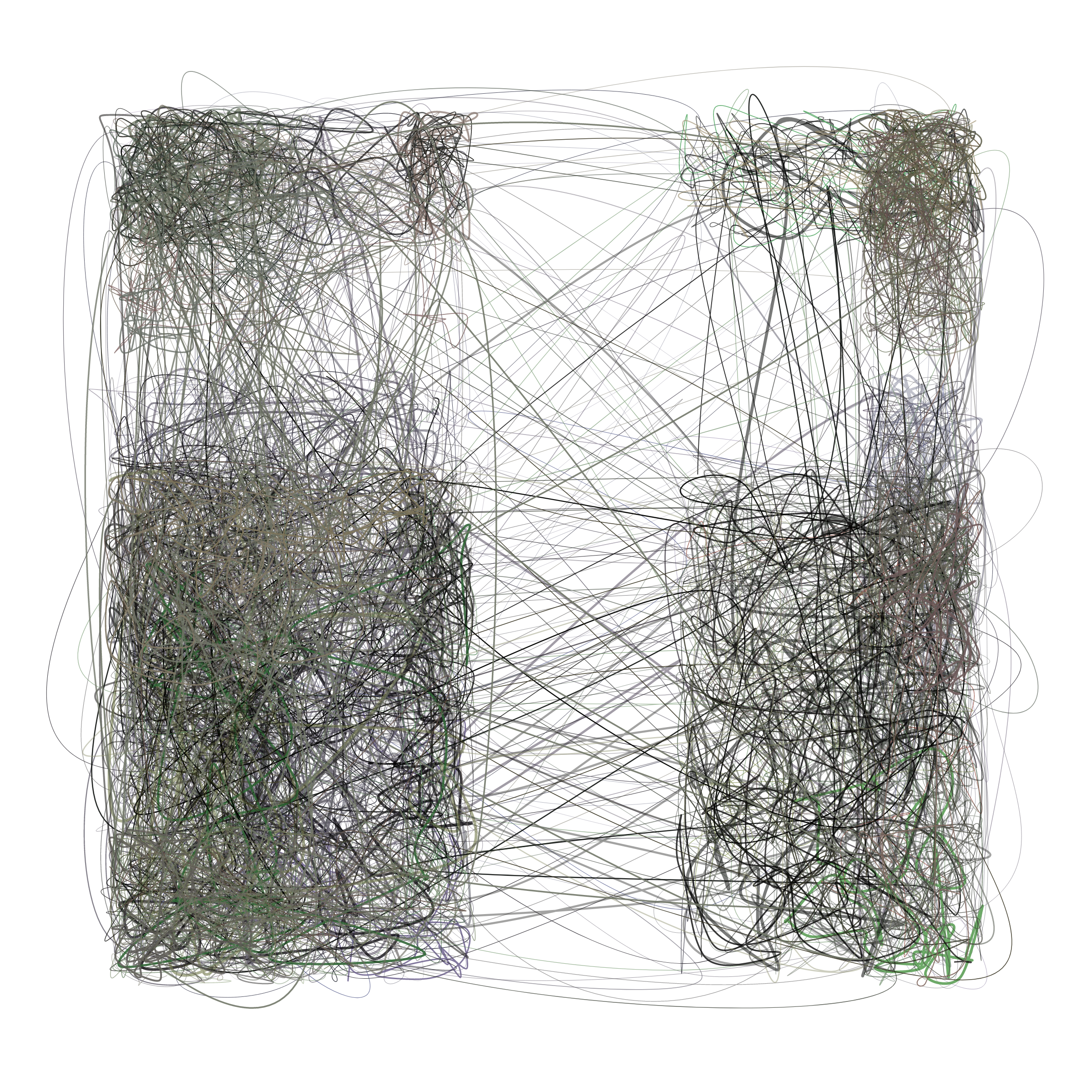 Art Blocks - Art Blocks v2 - Scribbled Boundaries #42 - NFT # 131000042