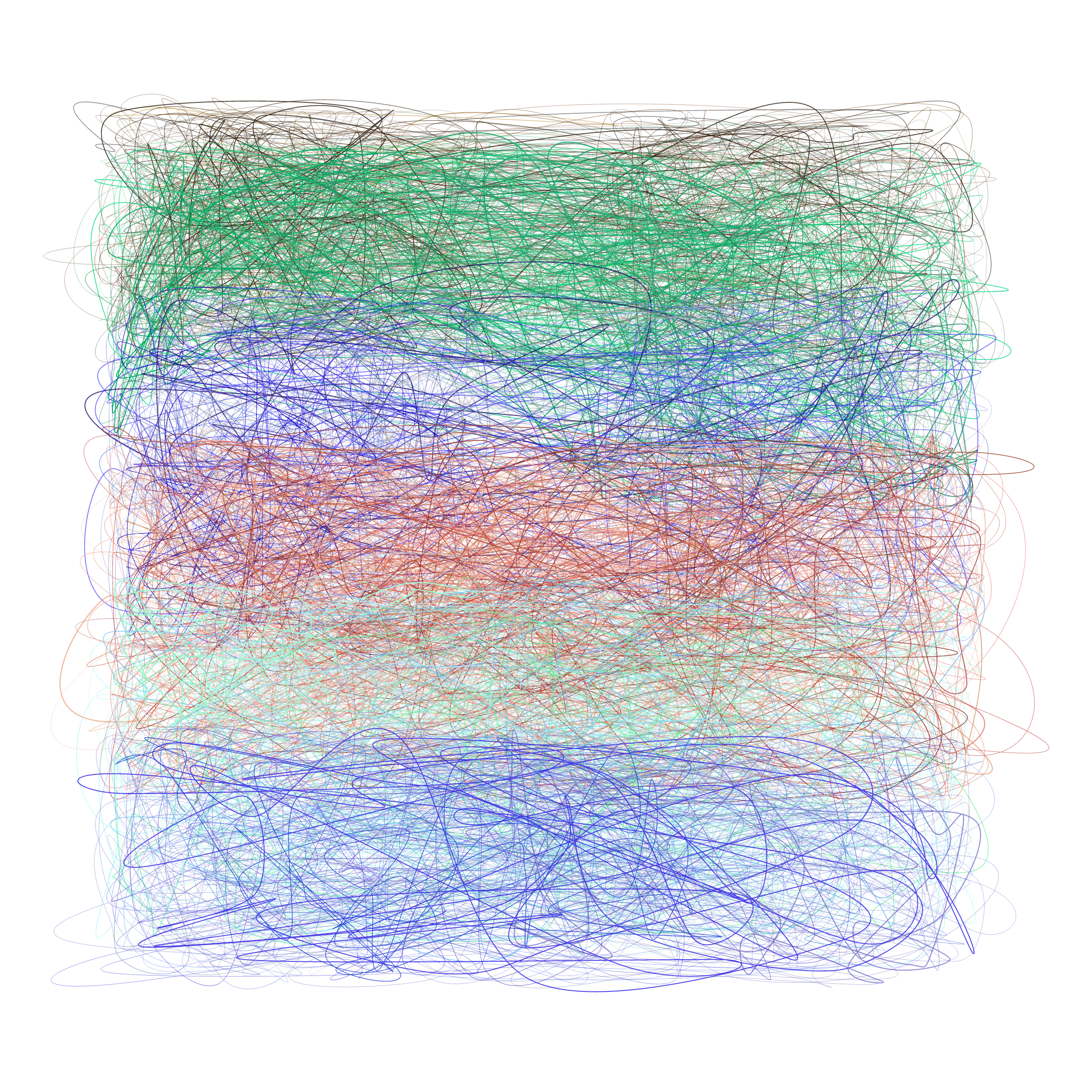 Art Blocks - Art Blocks v2 - Scribbled Boundaries #43 - NFT # 131000043