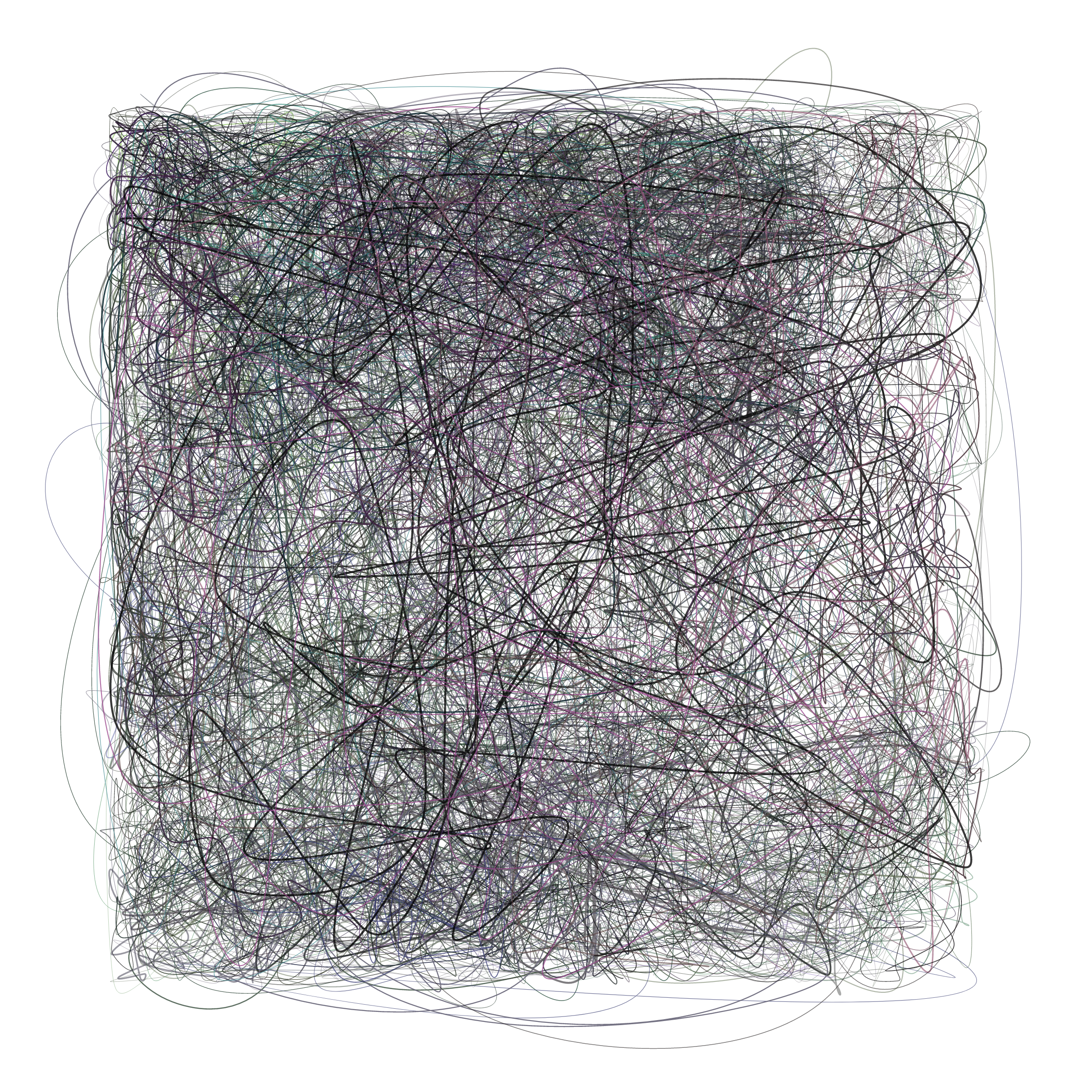 Art Blocks - Art Blocks v2 - Scribbled Boundaries #45 - NFT # 131000045