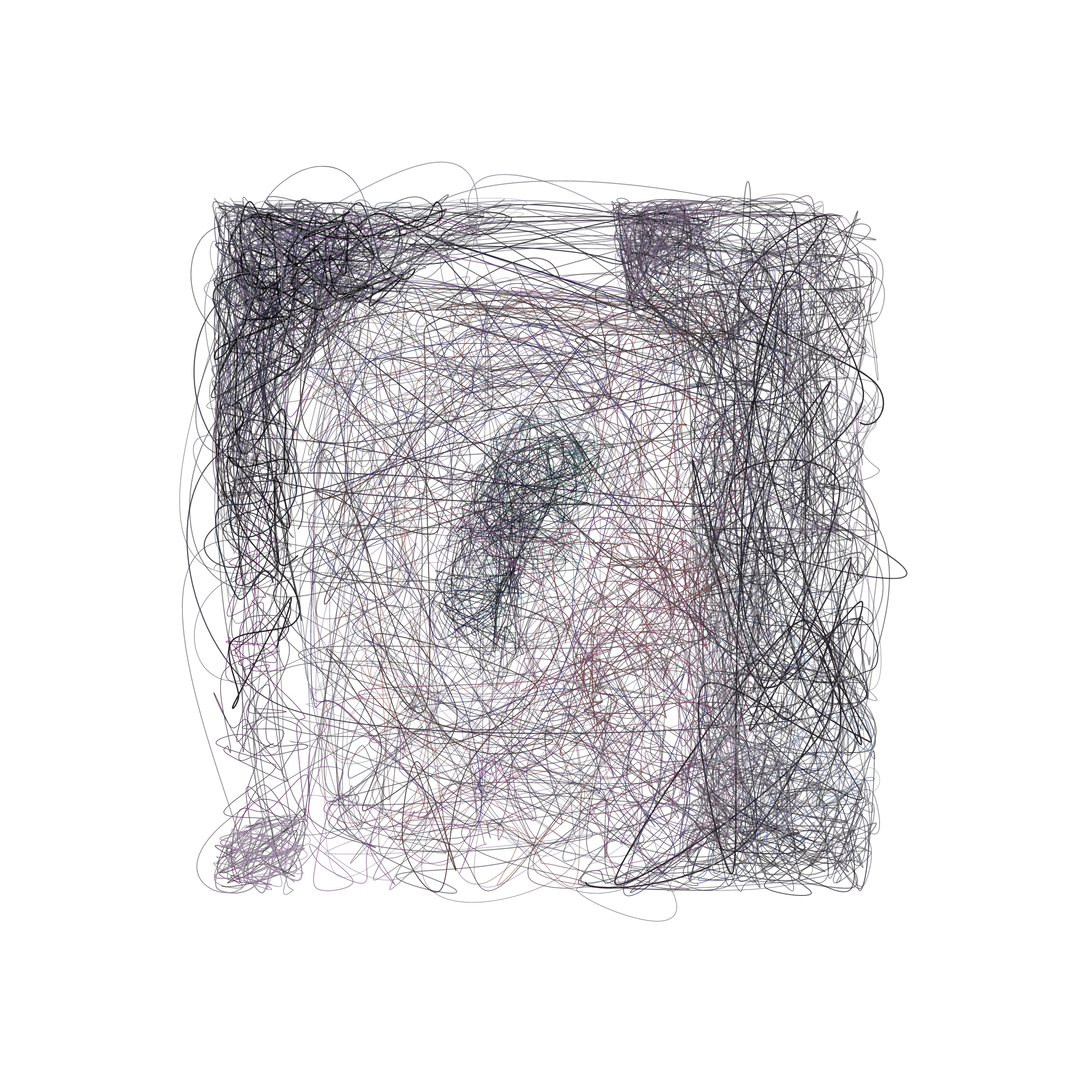 Art Blocks - Art Blocks v2 - Scribbled Boundaries #48 - NFT # 131000048