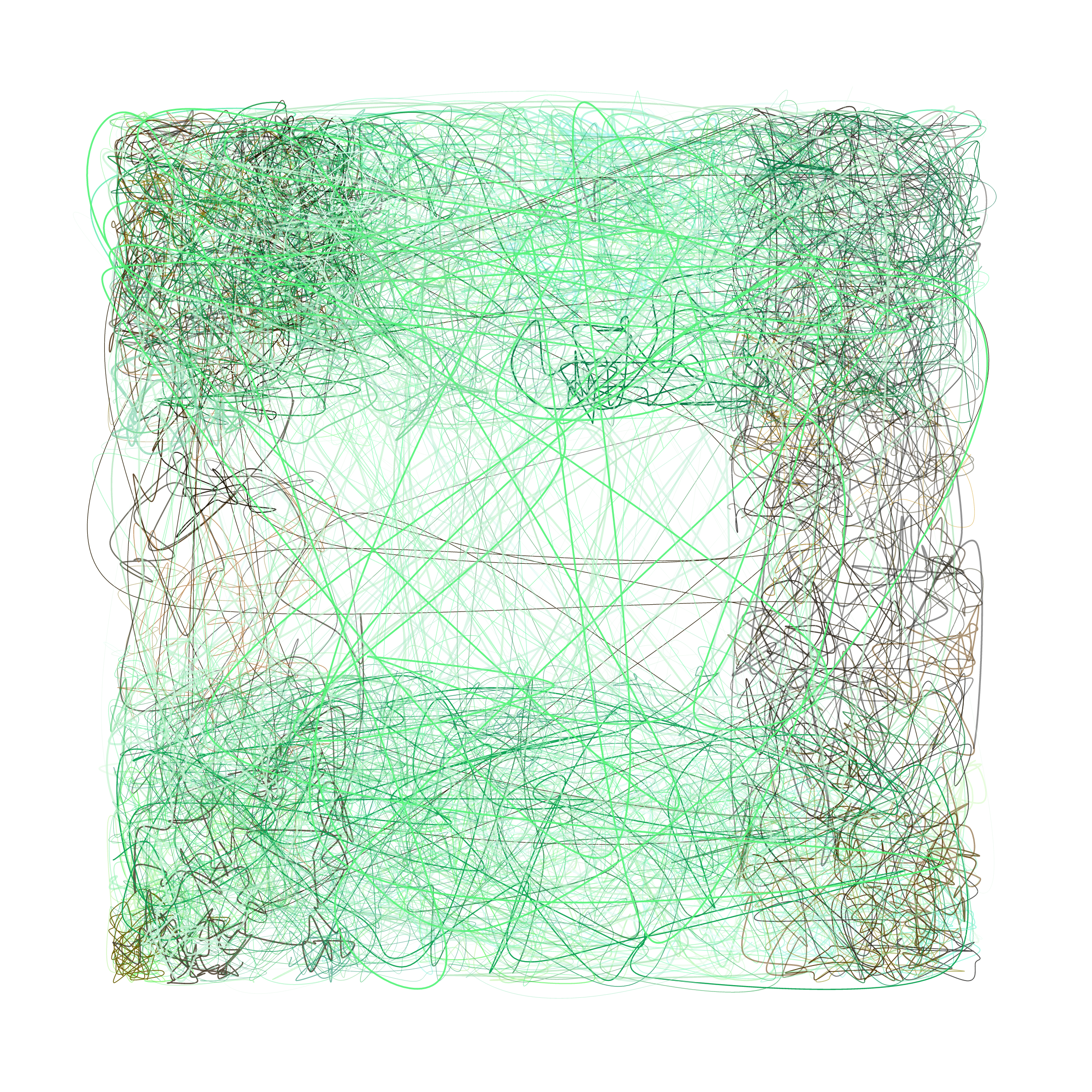 Art Blocks - Art Blocks v2 - Scribbled Boundaries #52 - NFT # 131000052