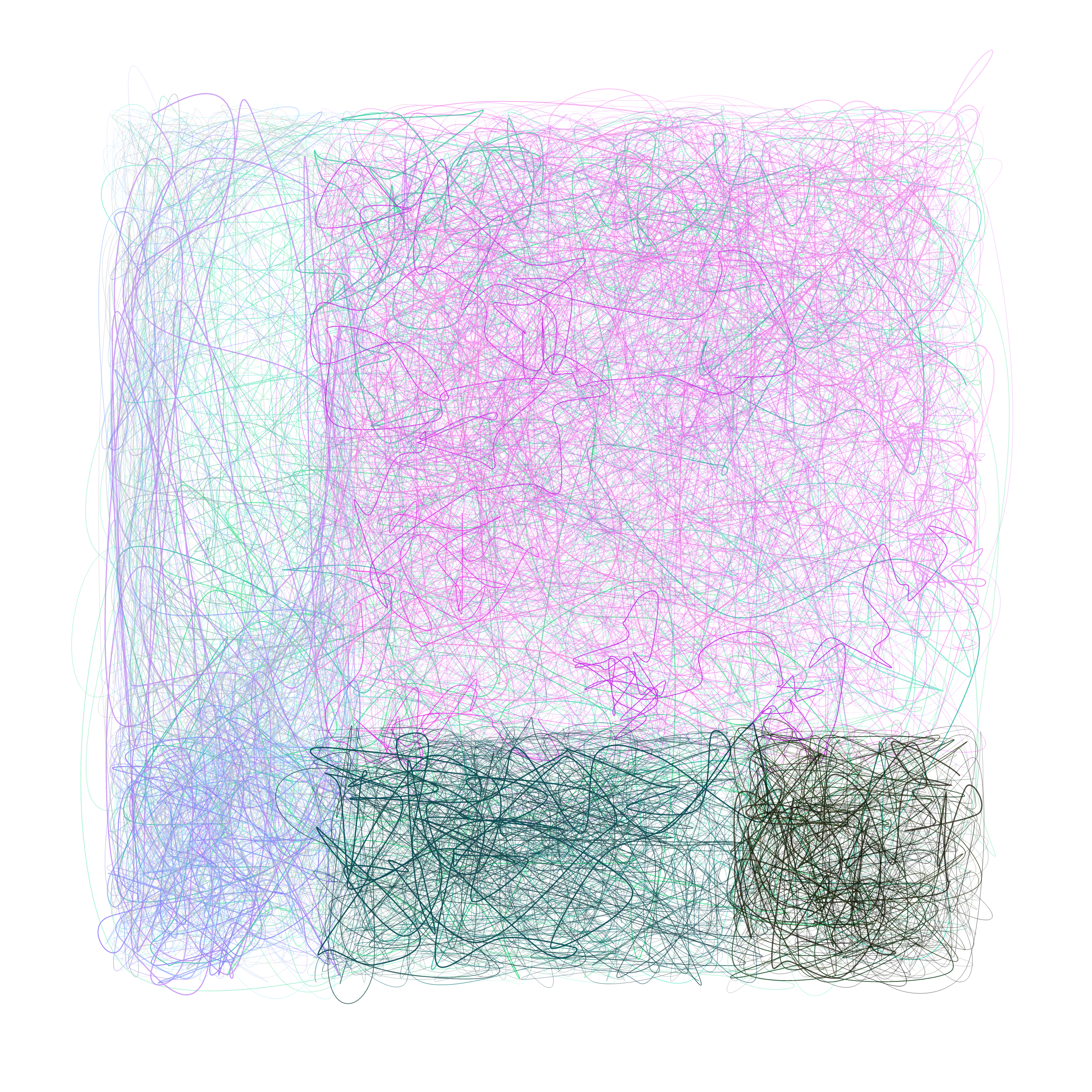 Art Blocks - Art Blocks v2 - Scribbled Boundaries #53 - NFT # 131000053