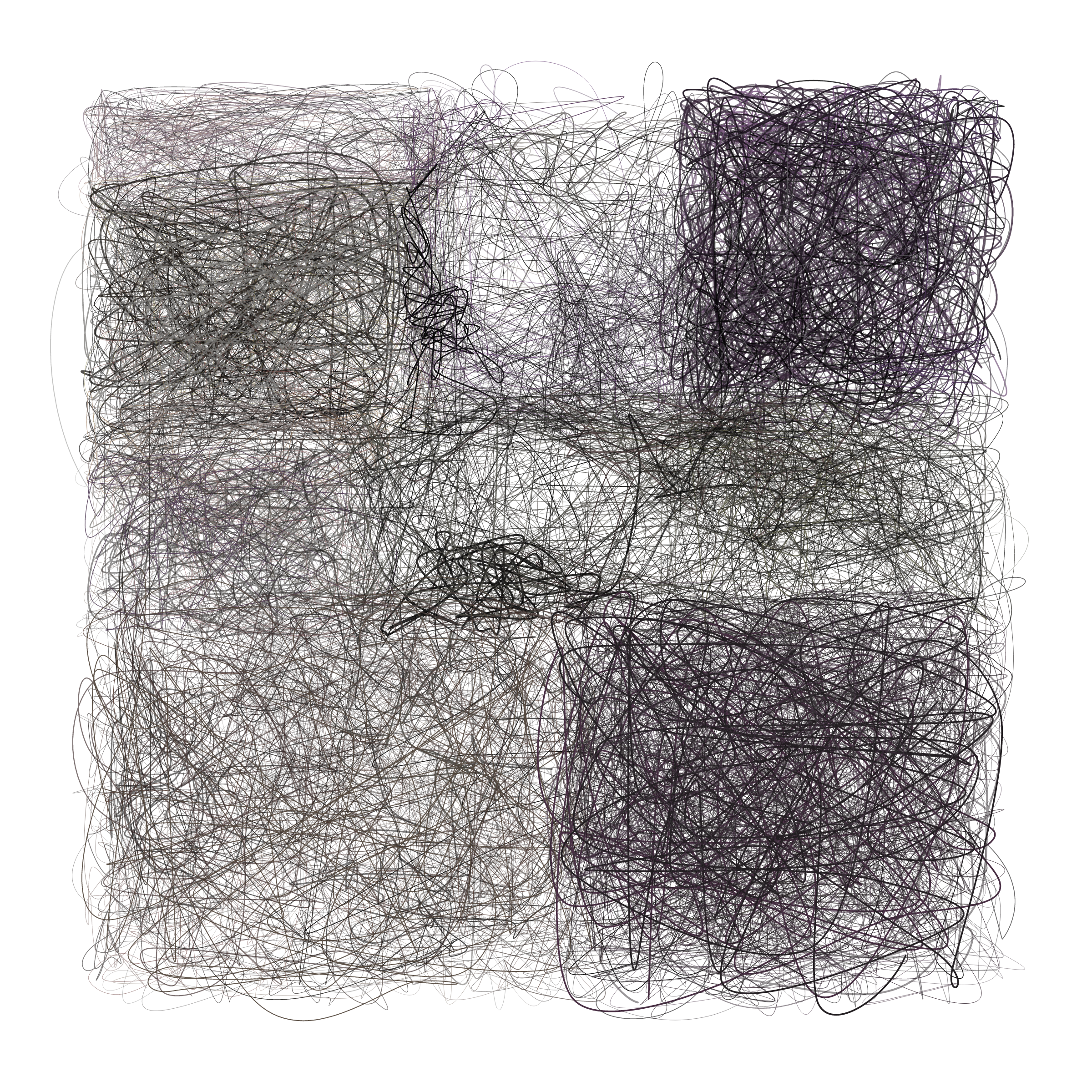 Art Blocks - Art Blocks v2 - Scribbled Boundaries #54 - NFT # 131000054