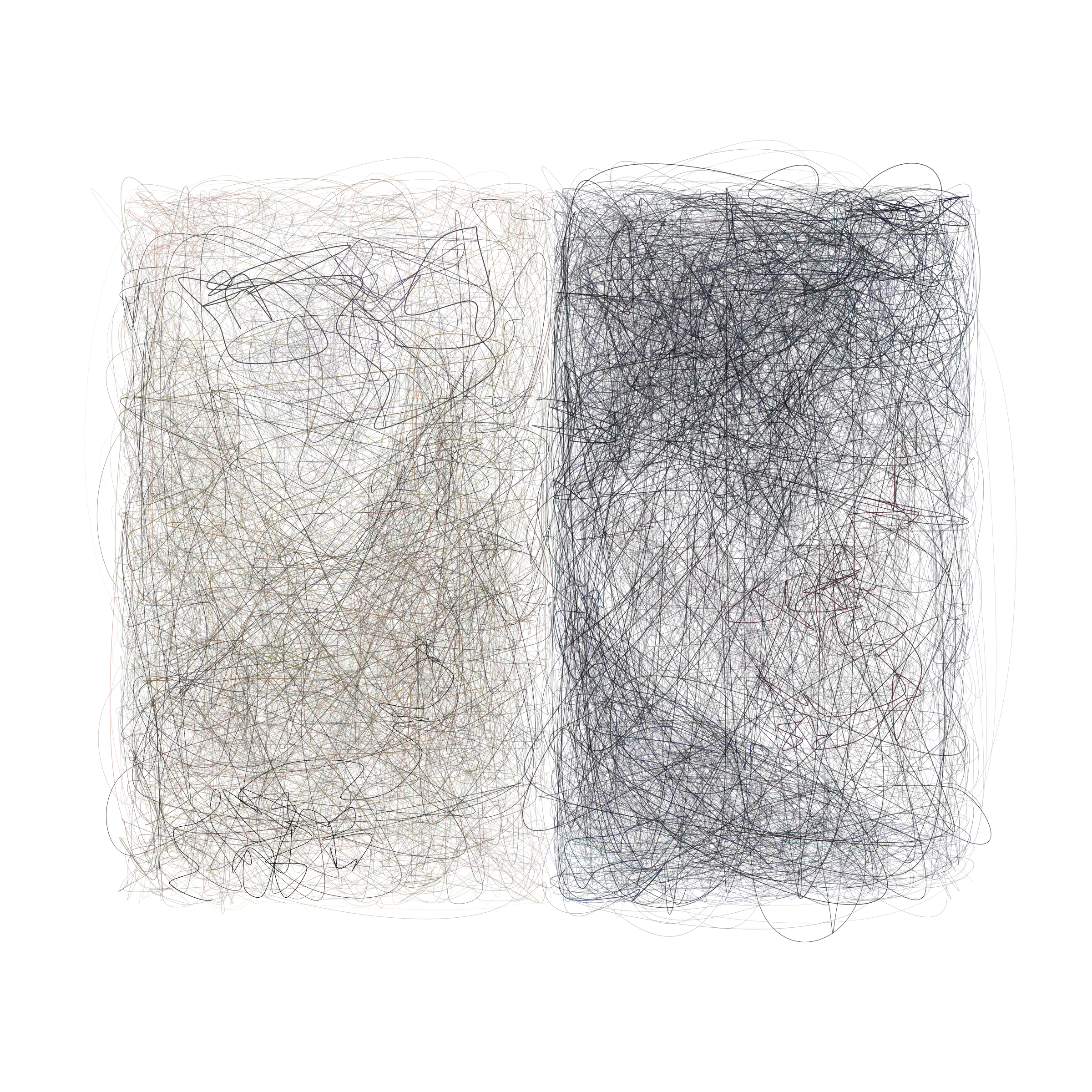 Art Blocks - Art Blocks v2 - Scribbled Boundaries #55 - NFT # 131000055