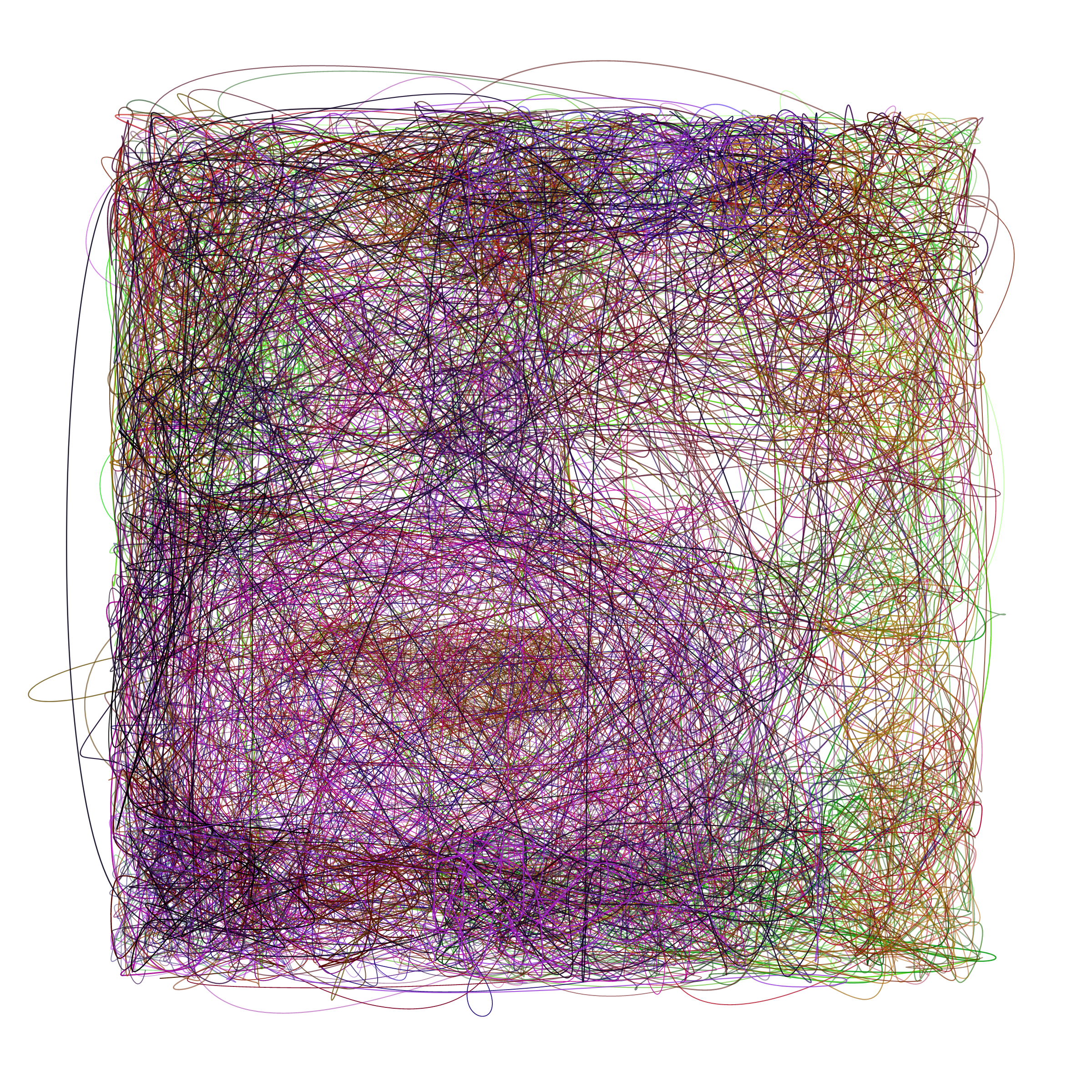 Art Blocks - Art Blocks v2 - Scribbled Boundaries #56 - NFT # 131000056