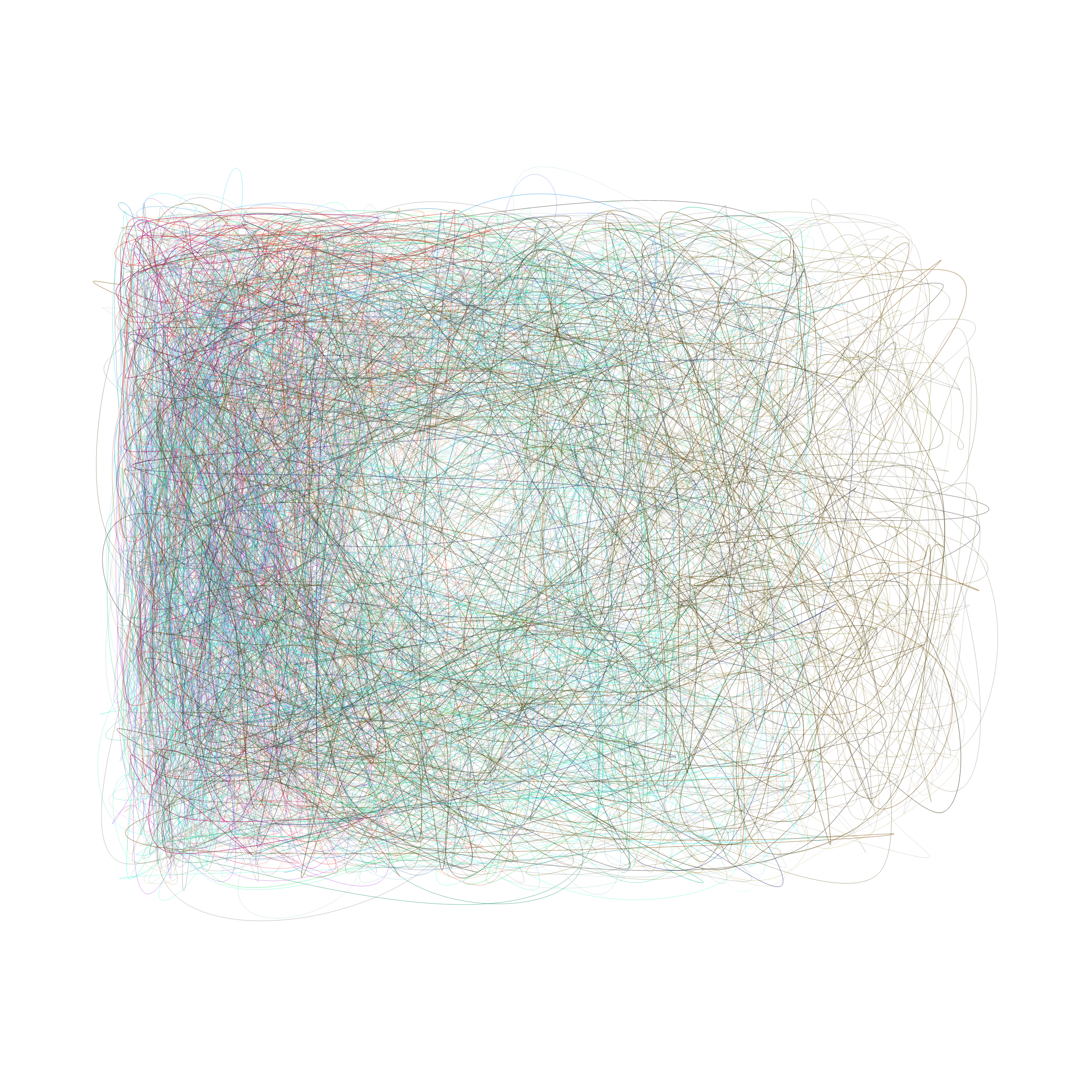 Art Blocks - Art Blocks v2 - Scribbled Boundaries #57 - NFT # 131000057